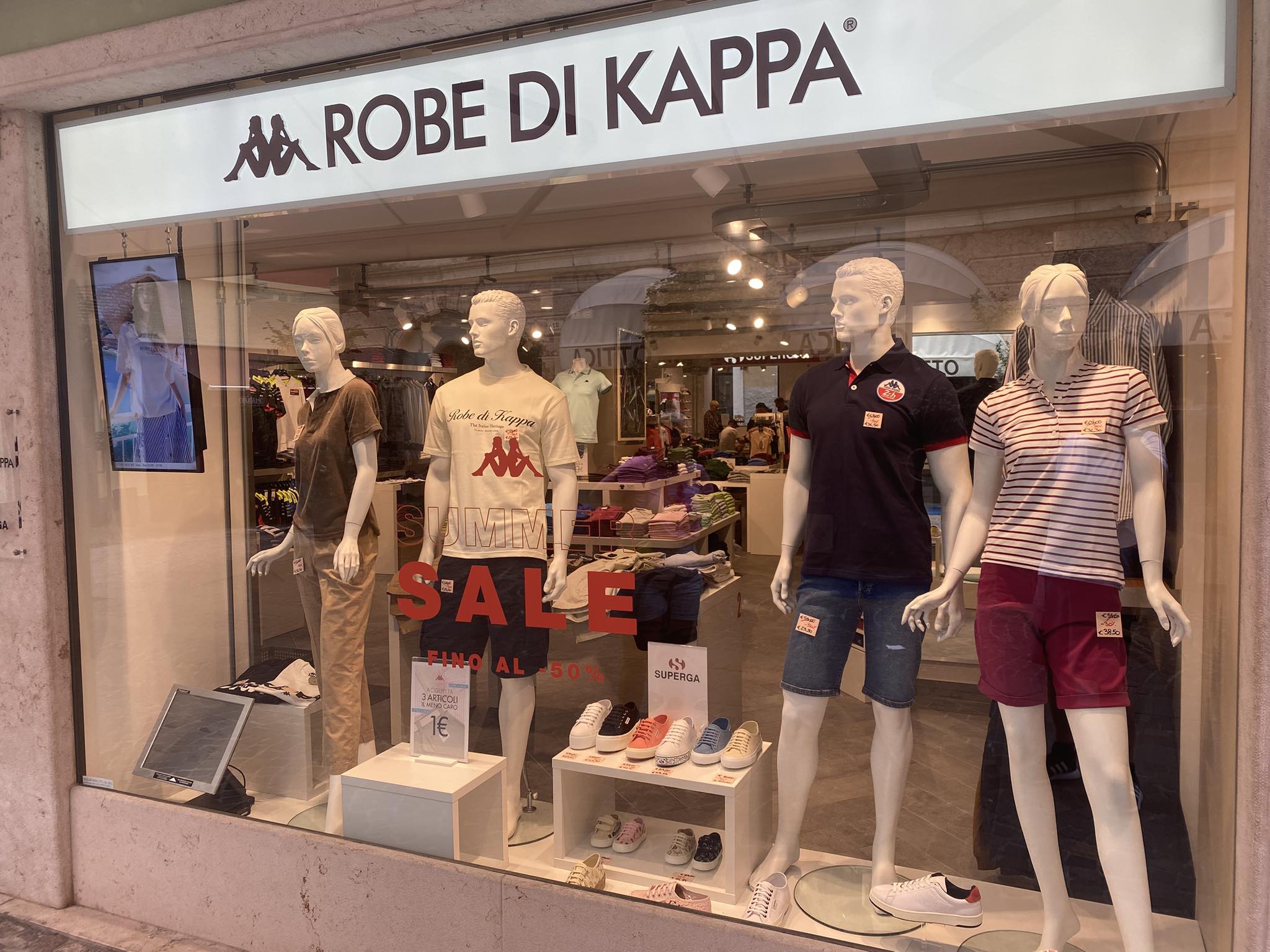 Founded in 1967, Italian brand Kappa combines classic sportswear