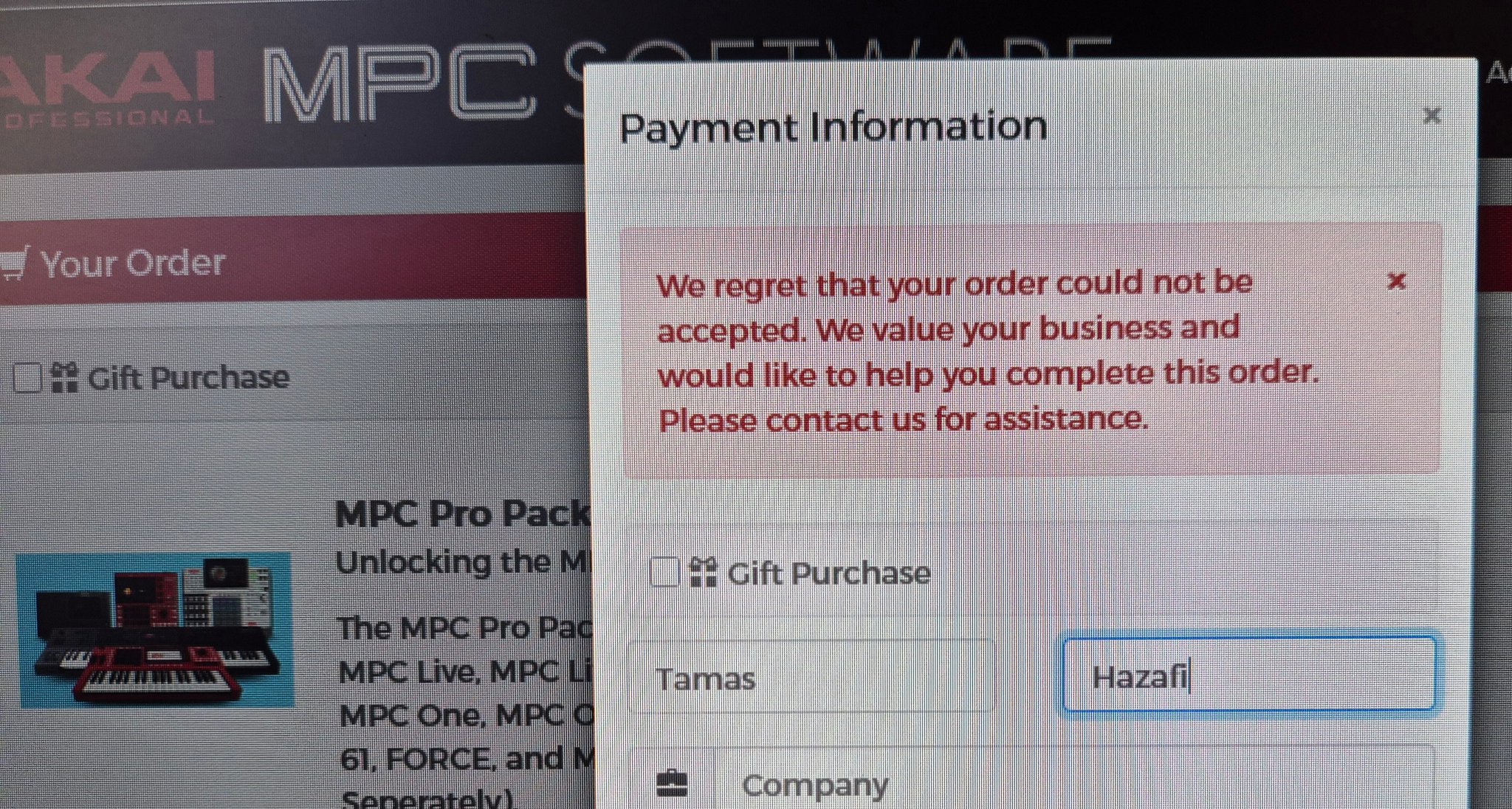 AKAI MPC Users | When I buy an MPC Pro pack, it always gives me this ...