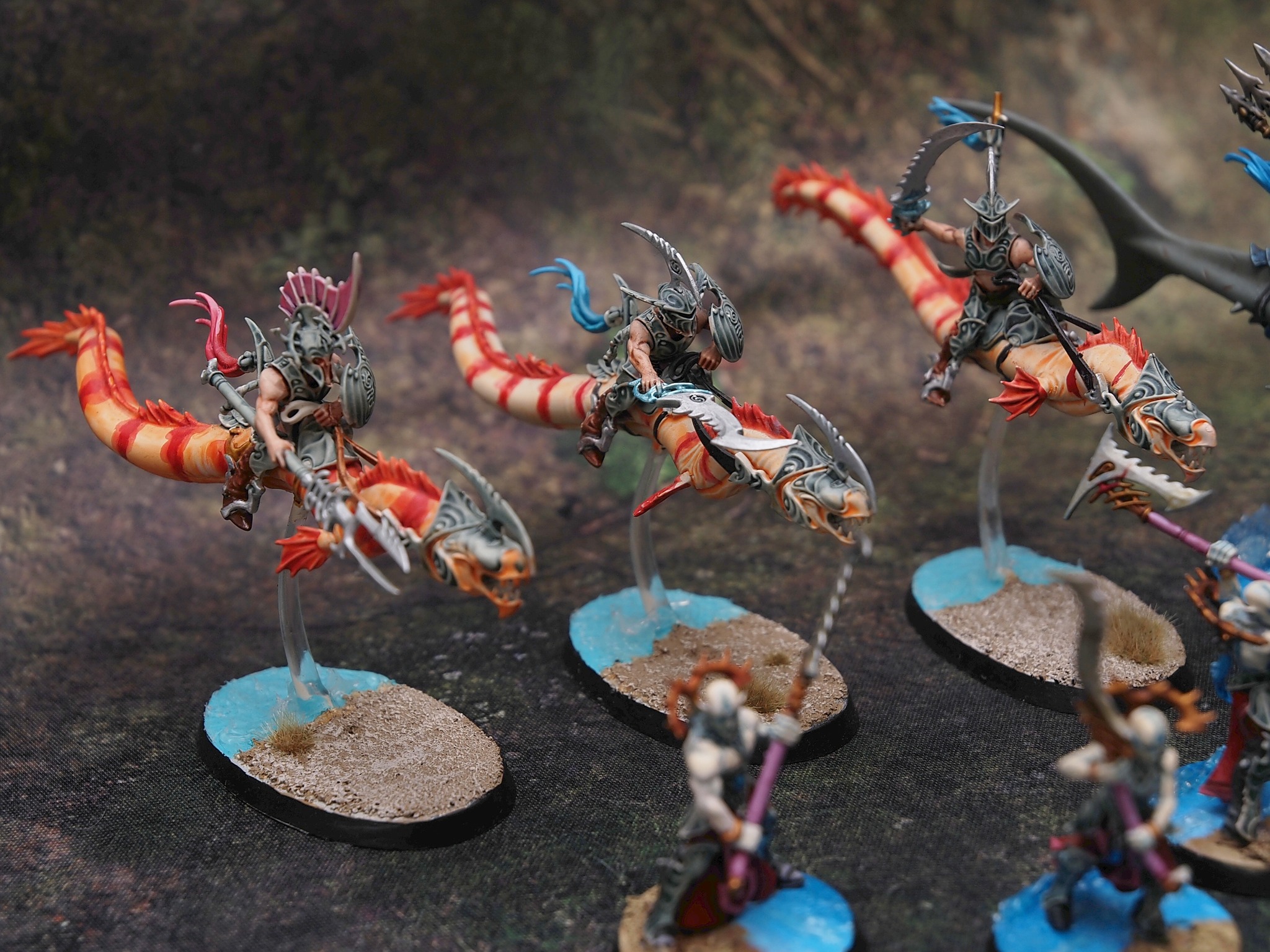 Idoneth Deepkin Akhelian Guard: Morsarr / Ishlaen - Warhammer Age Of Sigmar (Nuovo)