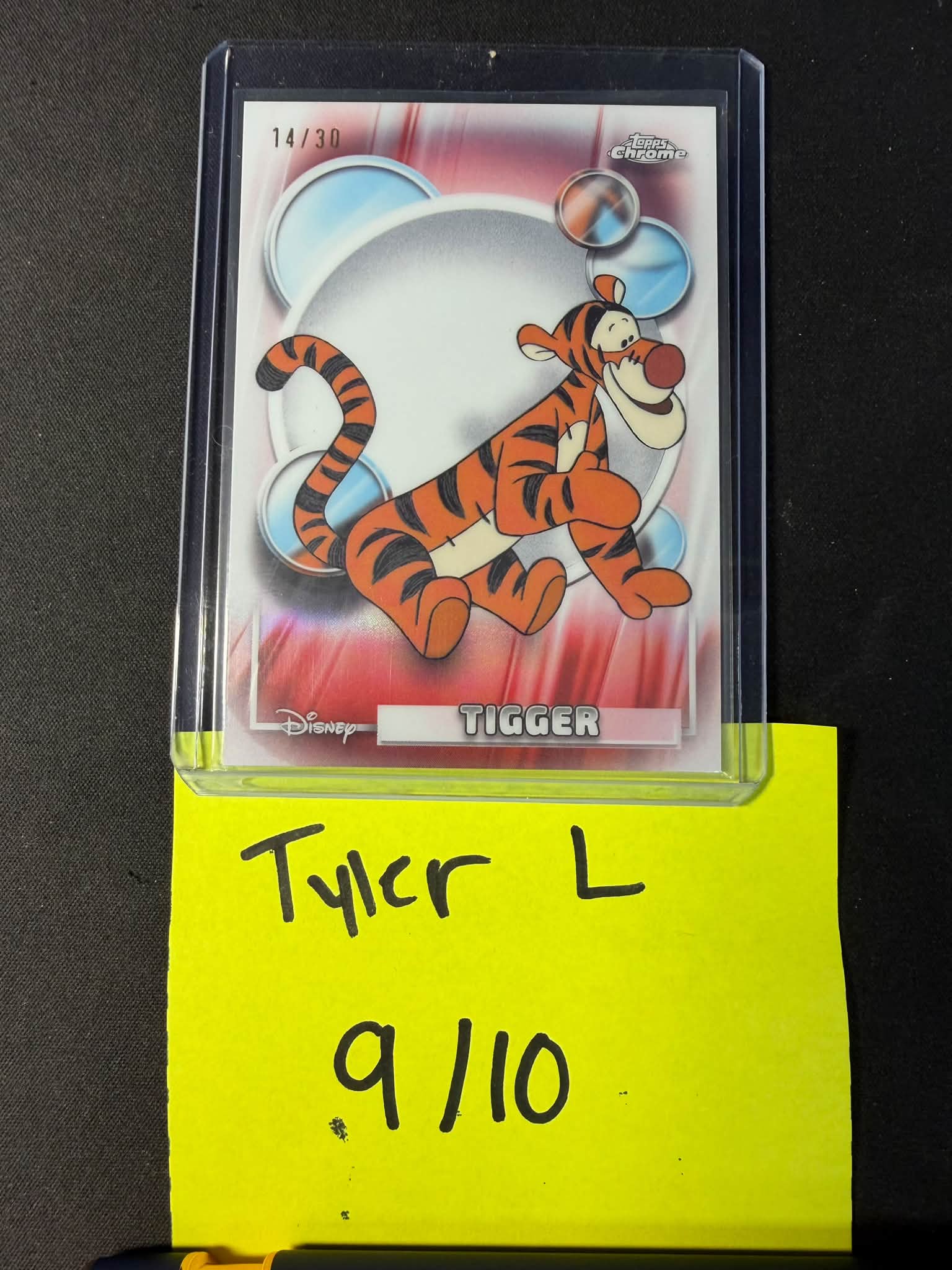 2026 Topps Chrome Disney Tigger Pearl Refractor for sale