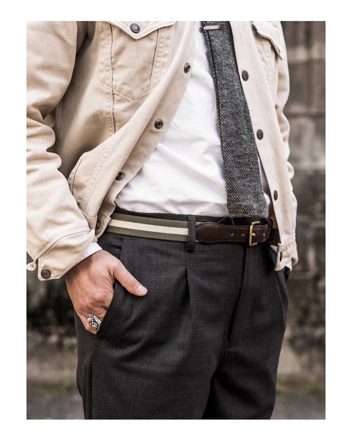 Frame - 20190617 Whitehouse Cox B2323 30mm WEBBING BELT 2色の