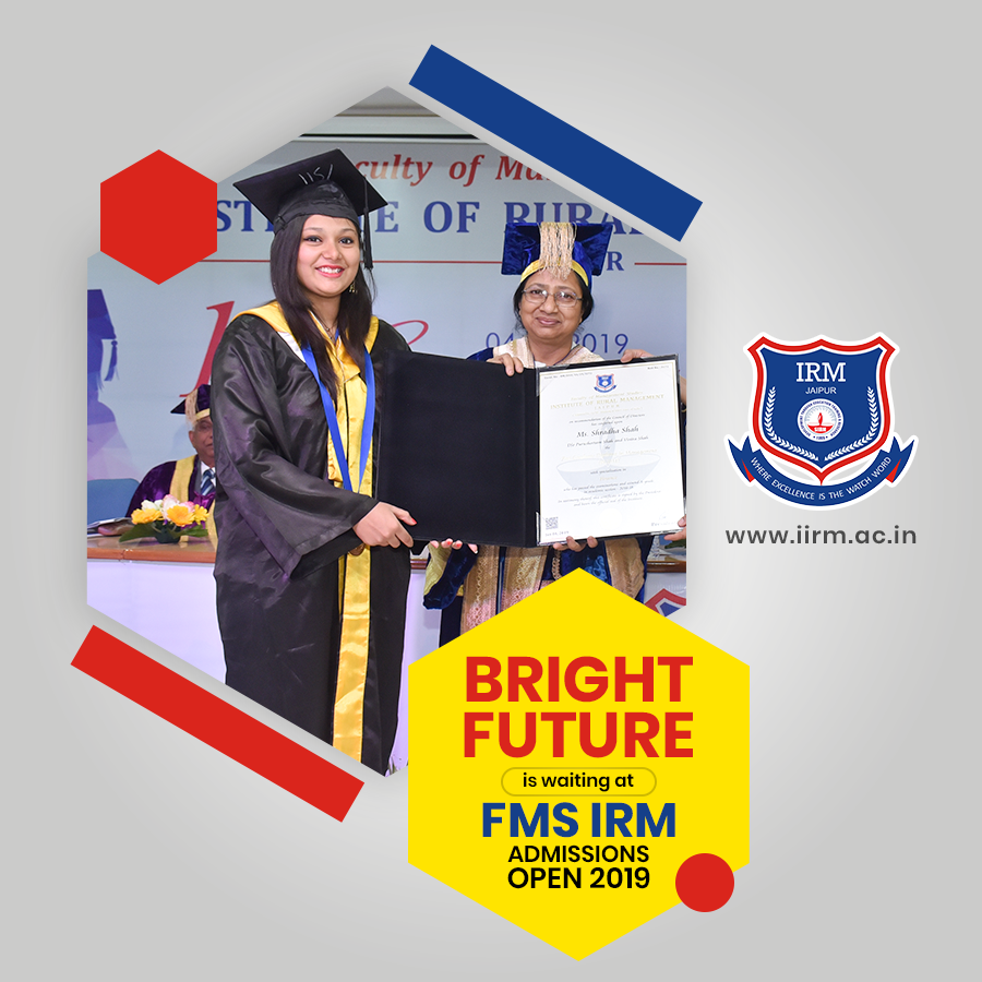 The FMS-IRM... - Institute of Rural Management, Jaipur