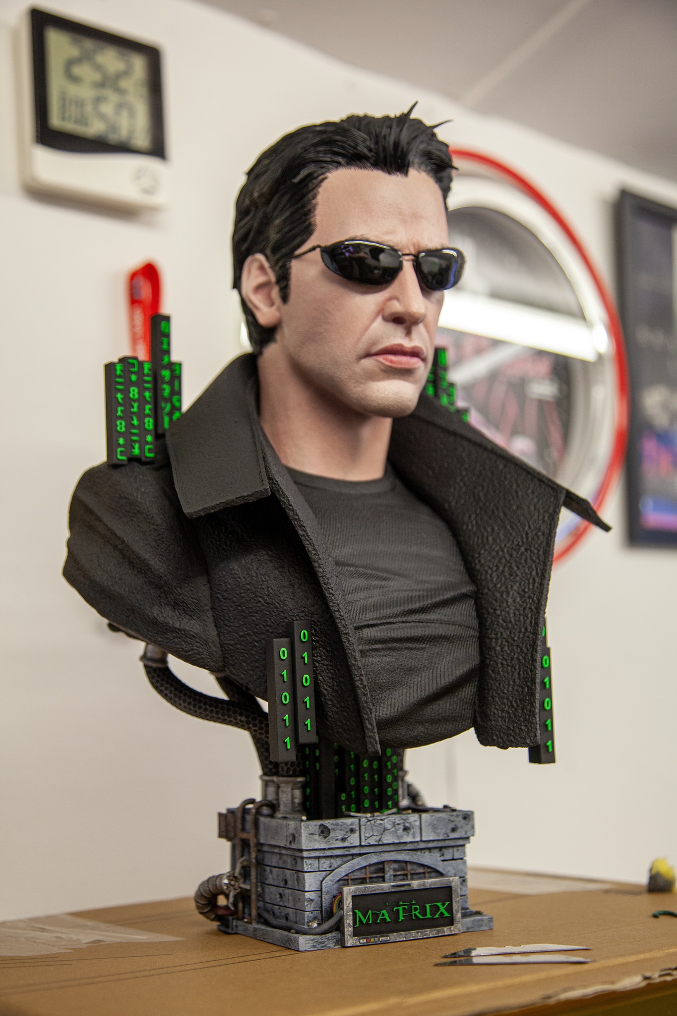 Matrix Neo bust 3D printed on Anycubic M3 Max