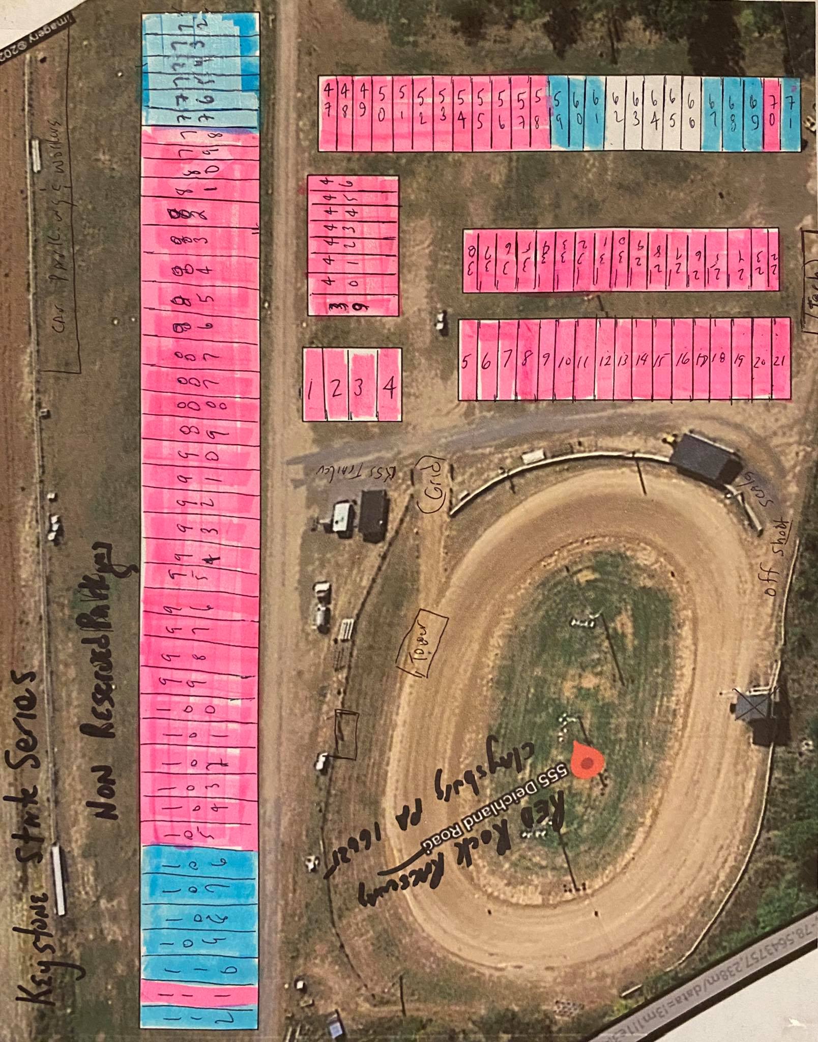 **Updated Parking map***... - Keystone State Series | Facebook