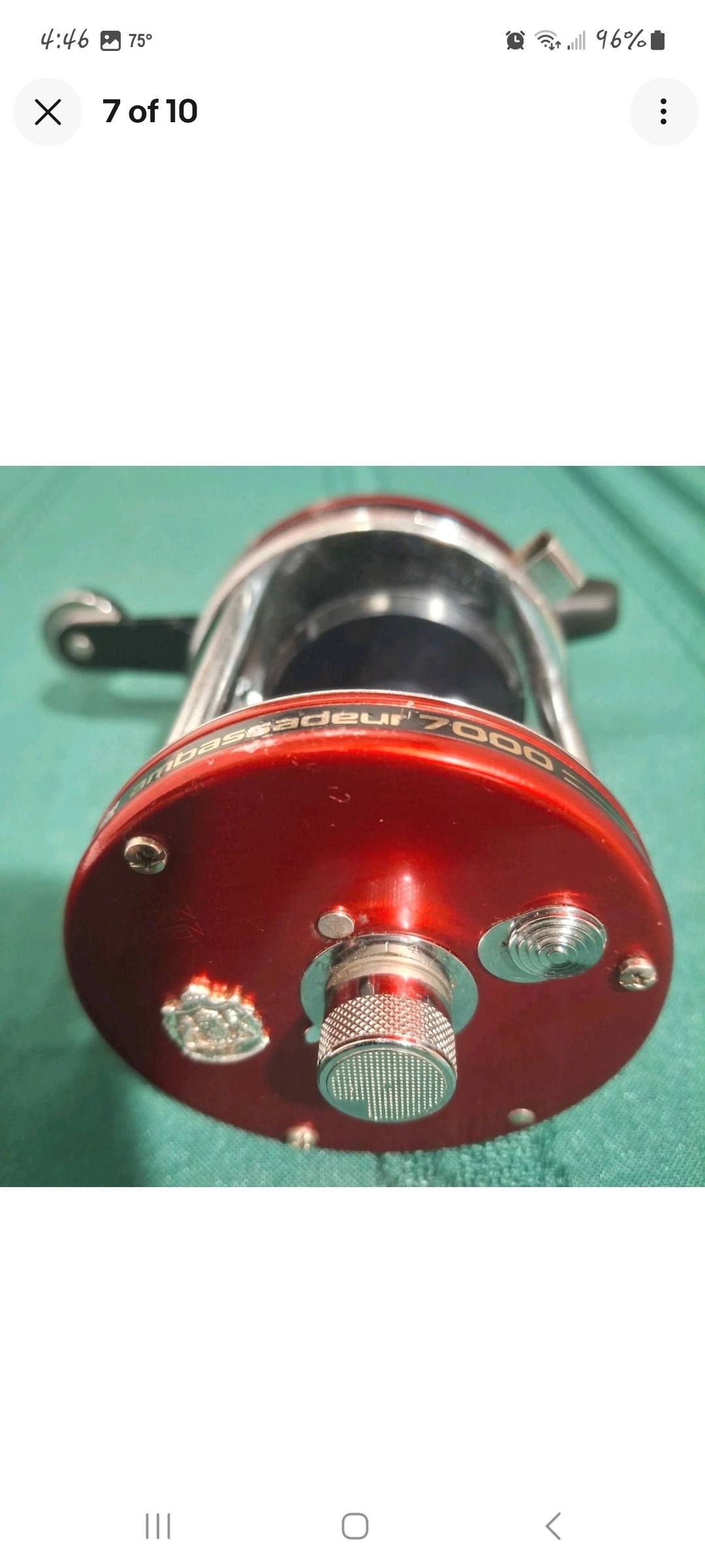 abu garcia ambassadeur 7000 high speed sweden reel Compact pin centrifugal brake unused Abu Garcia reel Ambassador
