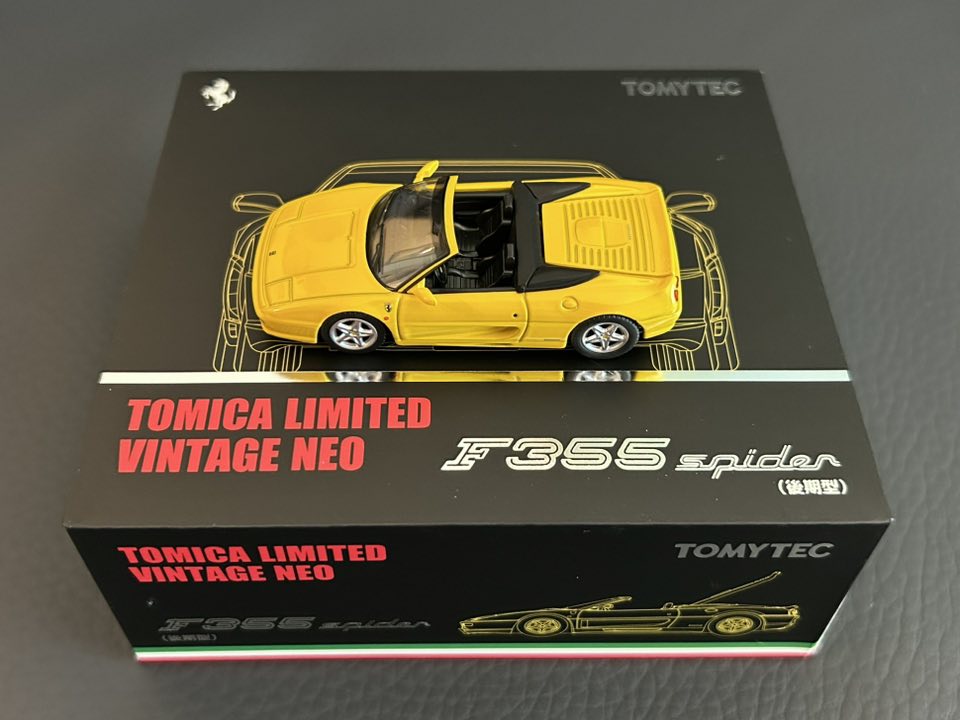 Tomytec Tomica Limited Vintage Neo Ferrari F355 Spider diecast model