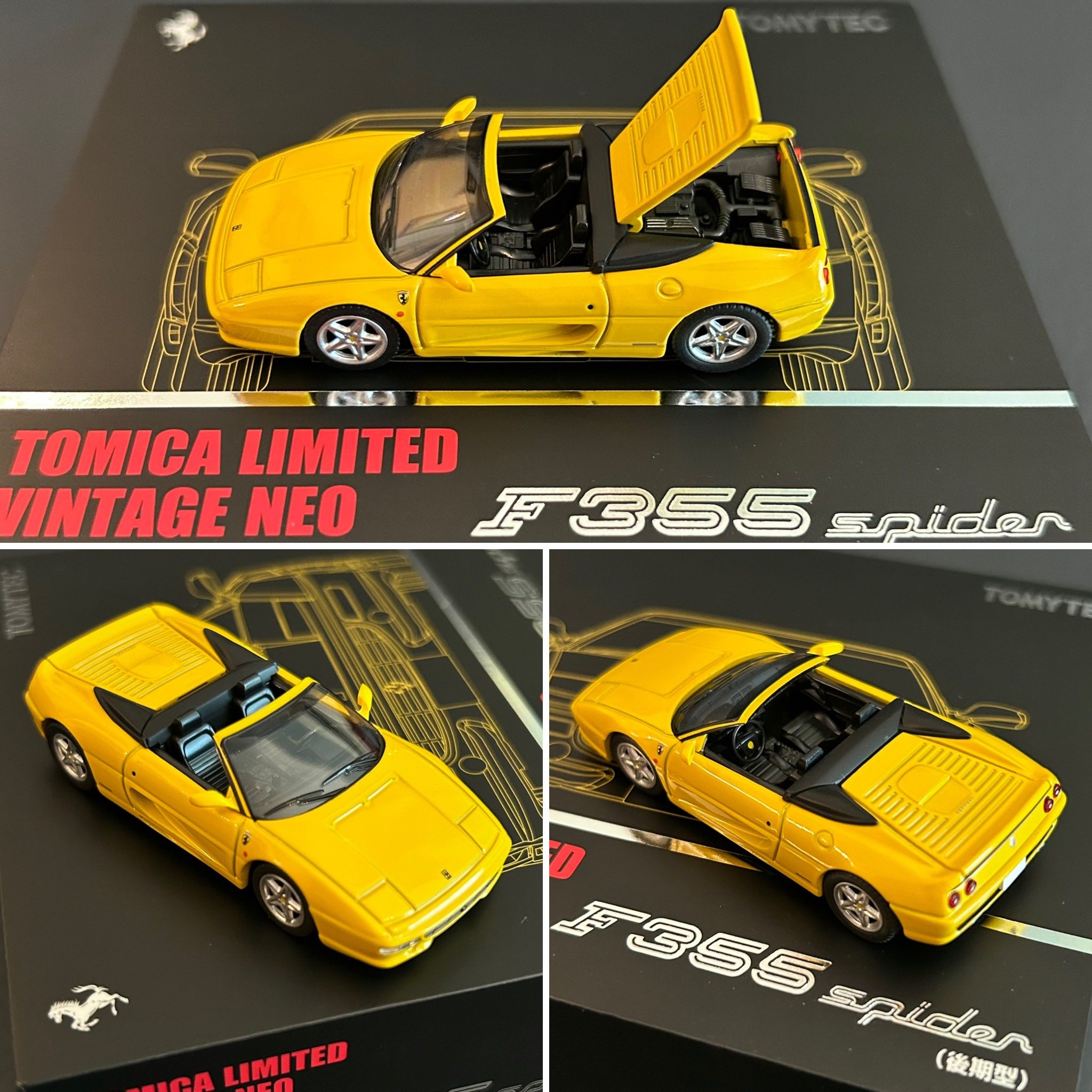 Tomytec Tomica Limited Vintage Neo Ferrari F355 Spider diecast model