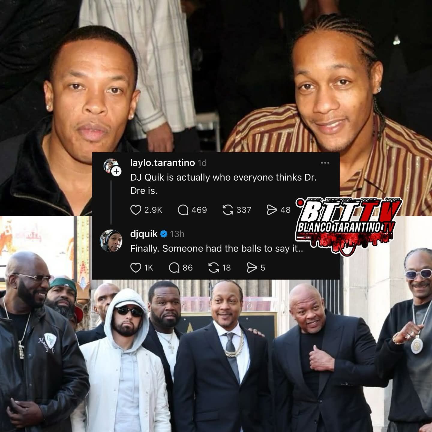 WHO'S THE BETTER PRODUCER BETWEEN DR.DRE AND DJ QUIK? 👀🤔 A heavy