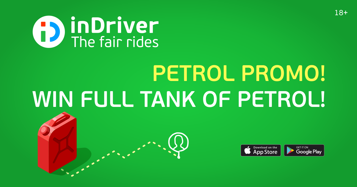 inDrive - ⛽️WIN FULL TANK OF PETROL⛽️ SPECIAL PROMO FOR... | Facebook