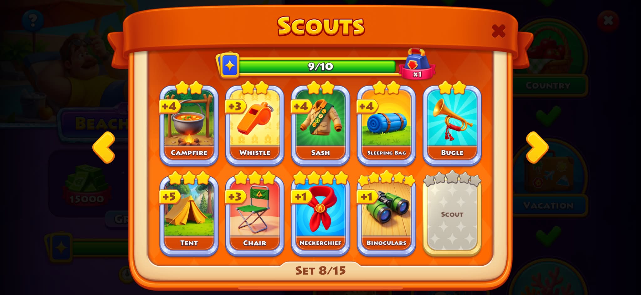 I'm still missing 1 Gold Card, but I only have 100 stars left