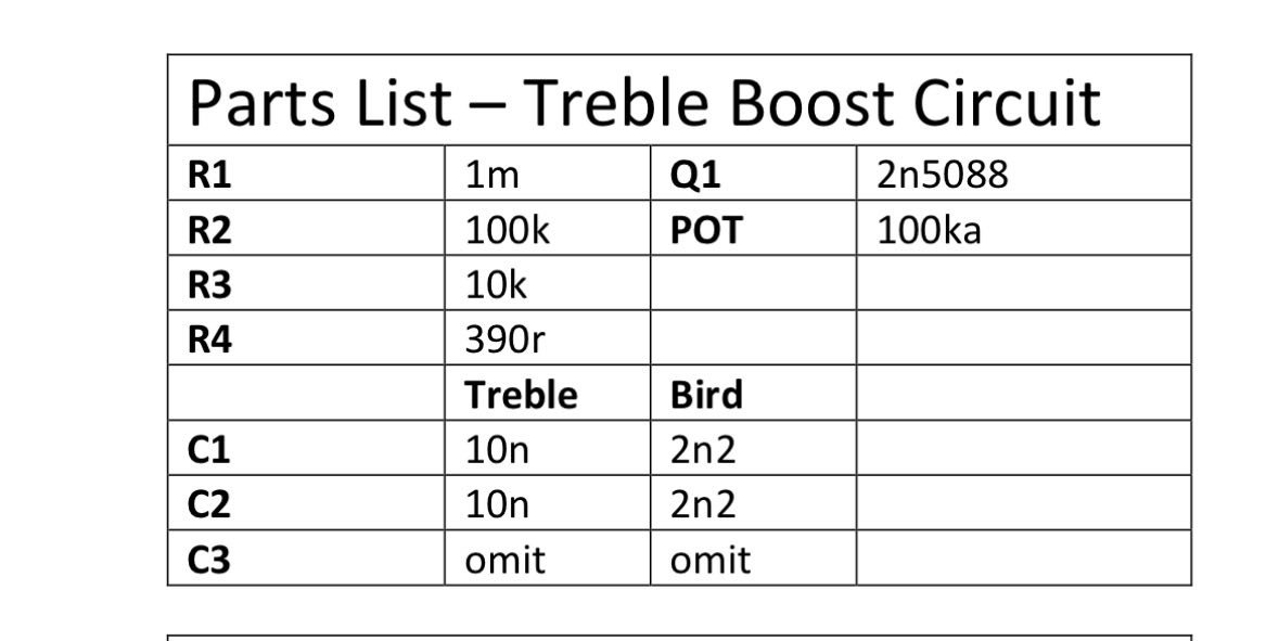 Troubleshooting a homemade treble booster pedal based on LPB-1