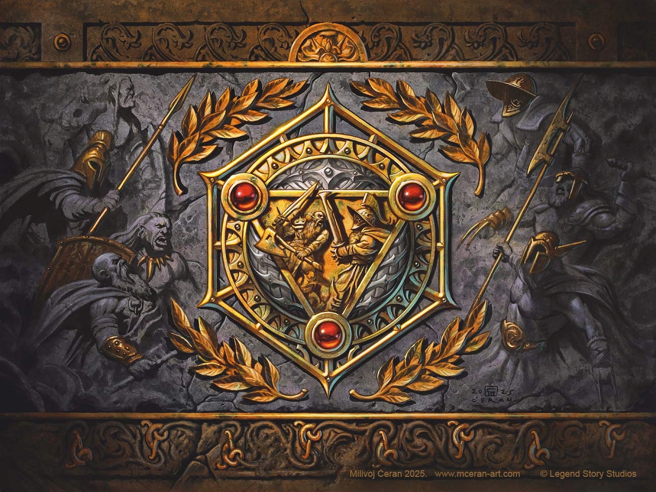 Flesh and Blood game's Authority of Ataya fabled gem card revealed