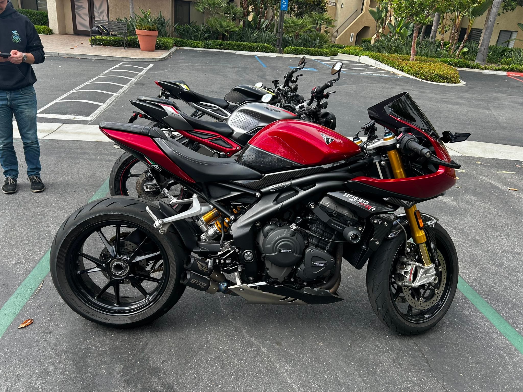 Austin racing slip-on exhaust for speed triple?