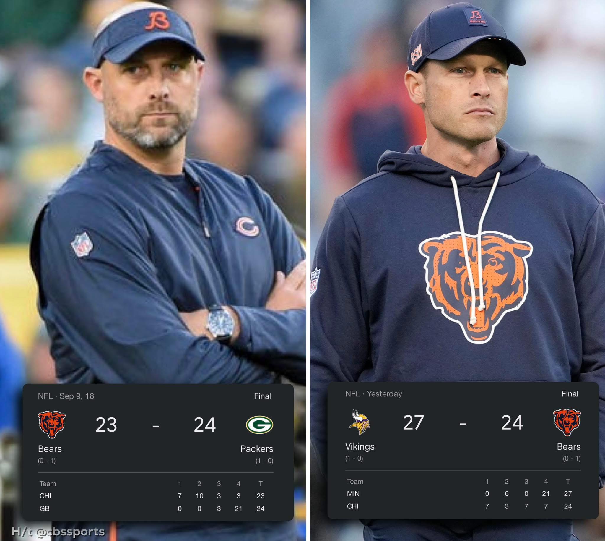 NFC NORTH Trash Talk Cave | Only 2 coaches to lose their debut when ...