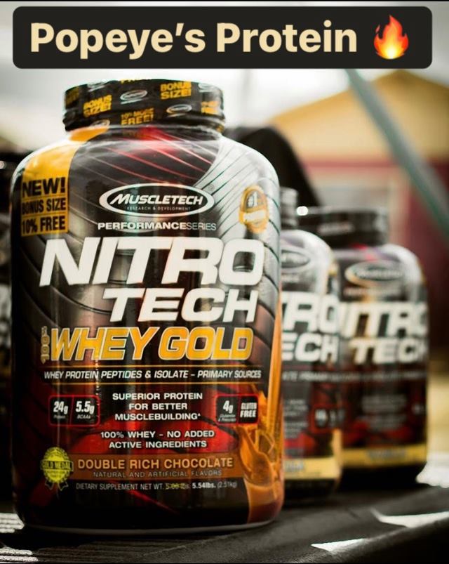🌟 💪 NITRO TECH 100% WHEY GOLD... - Popeye's Protein S&A