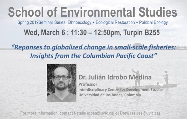 Join Us To Hear Dr Julian Idrobo Medina Uvic School Of