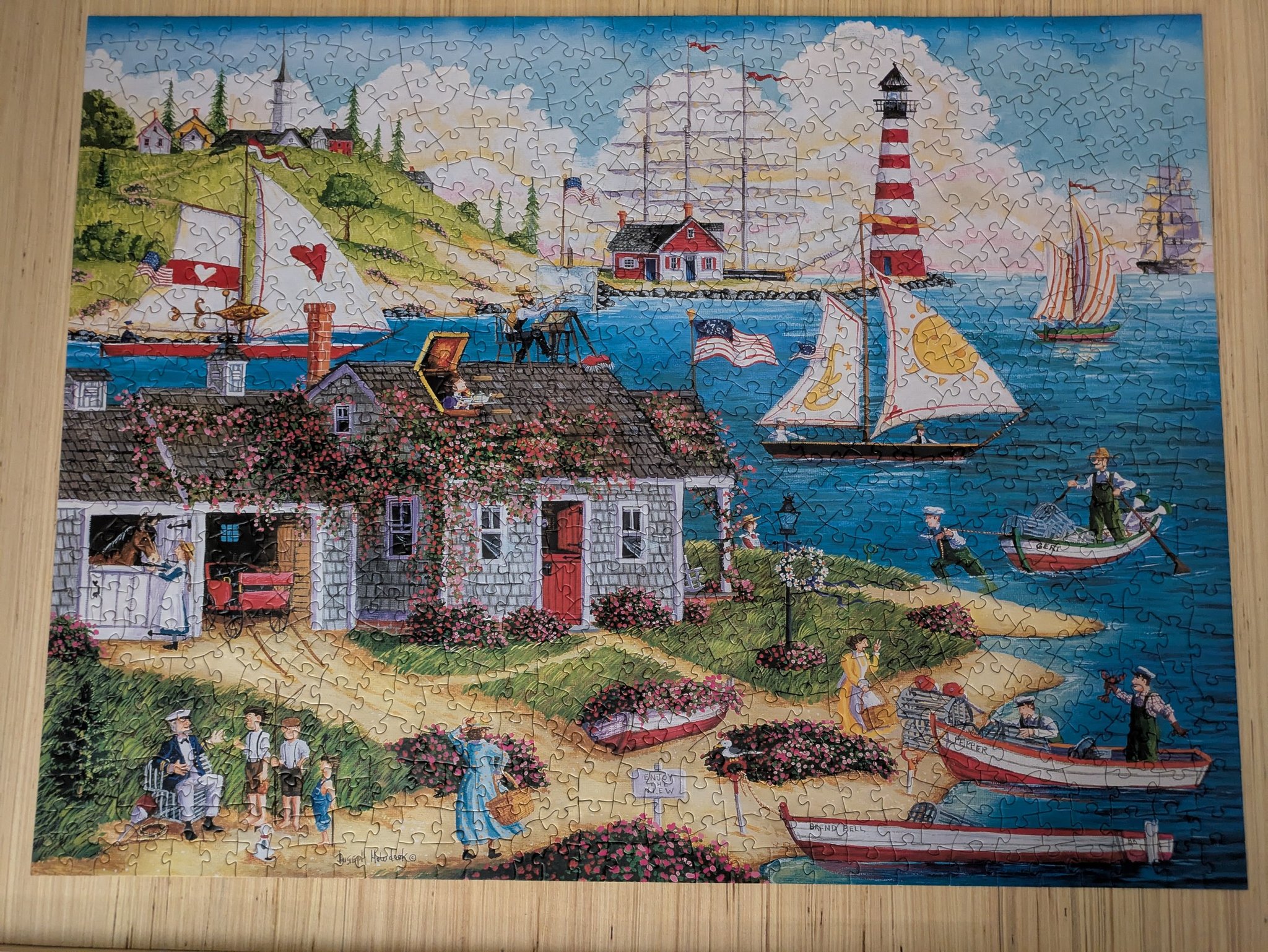2025 puzzle #59 MasterPieces - Painter's Point 300 pieces