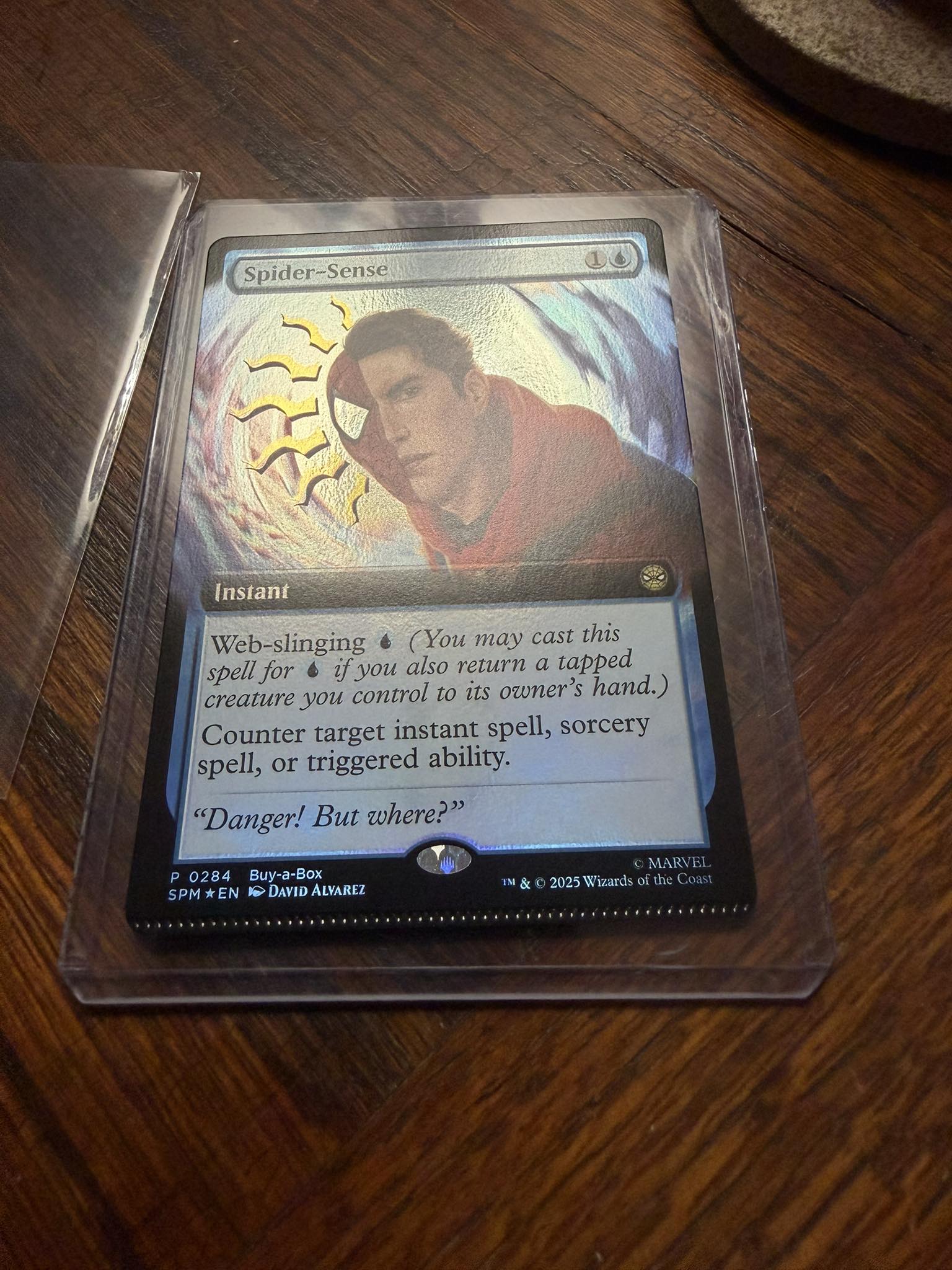 What is the value of a Spider-Man promo card with a perforation?