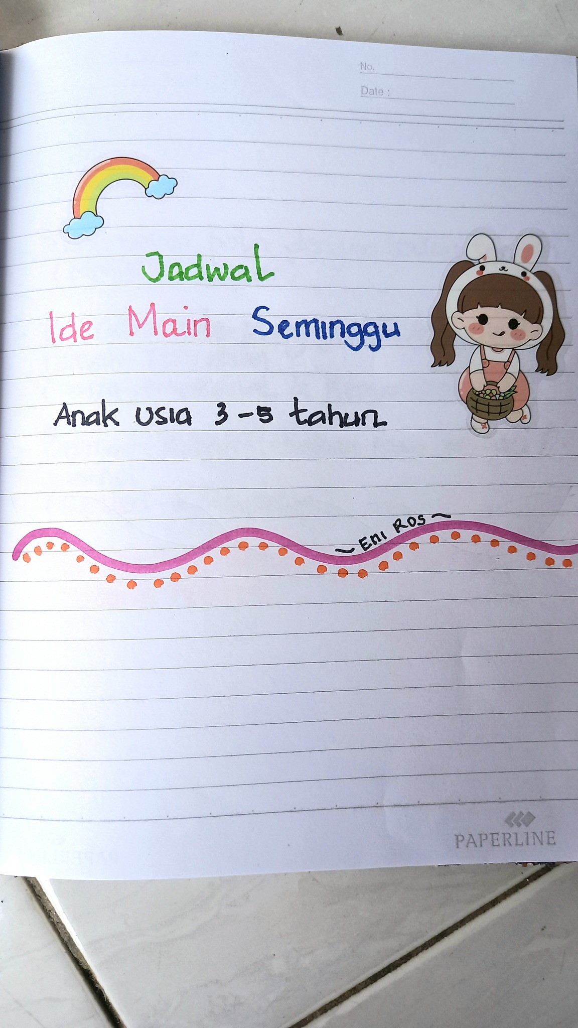 Eni Rostini - Save kegiatan ide main seminggu (Usia 3-5... | Facebook