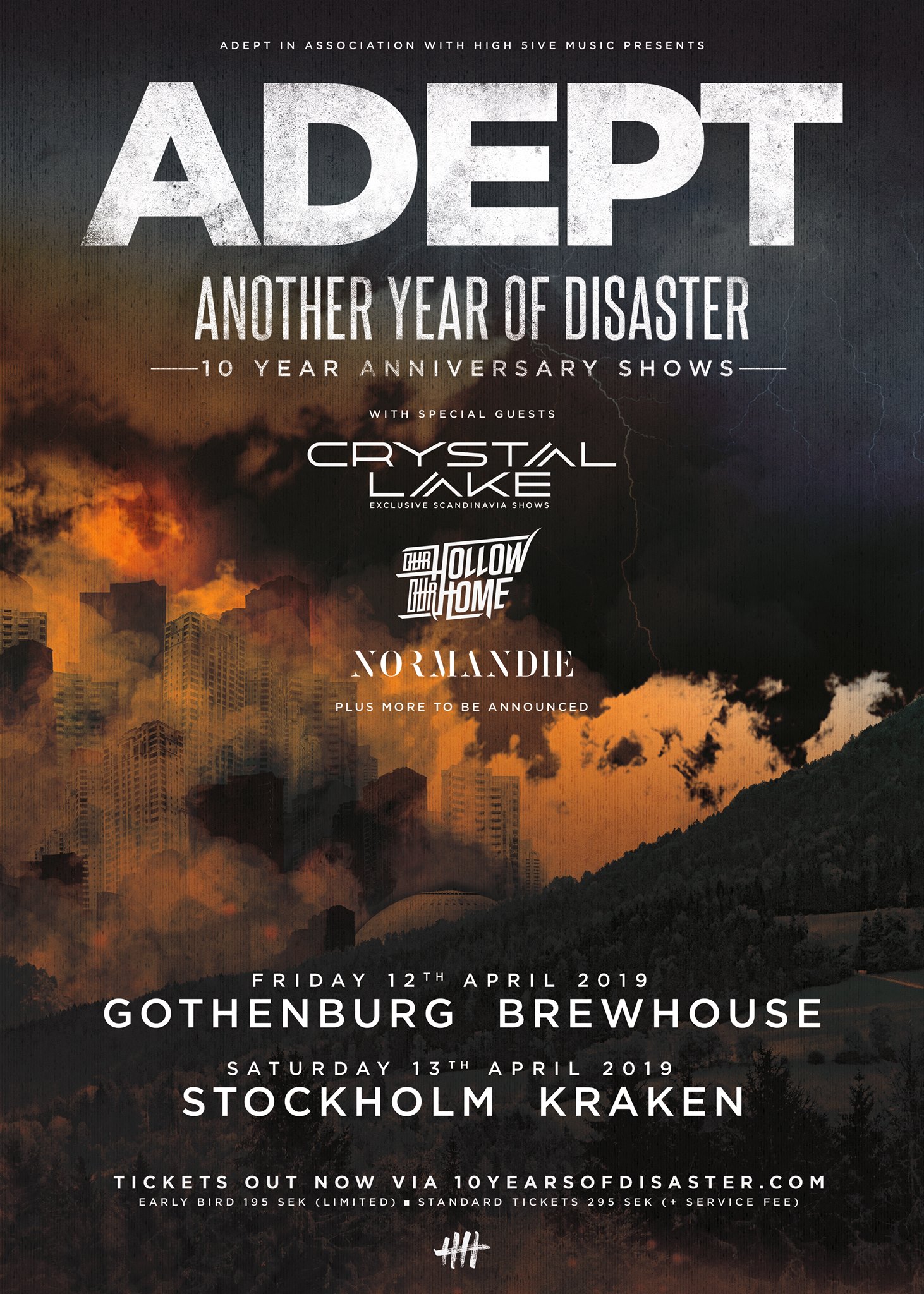 ANOTHER YEAR OF DISASTER - 10 YEAR ANNIVERSARY We are very happy