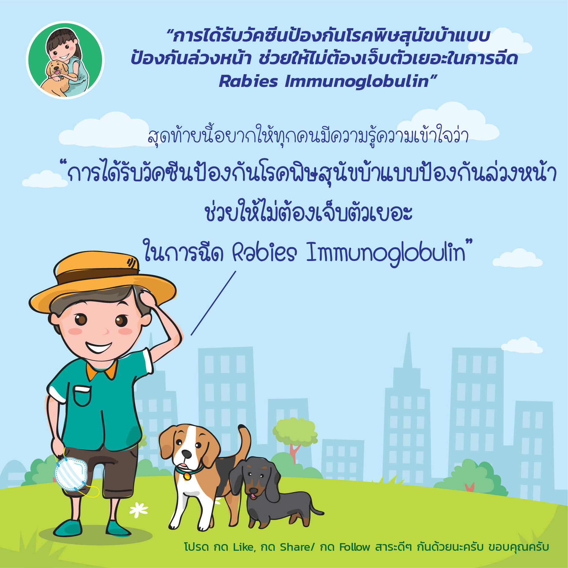 การป้องกันโรคพิษสุนัขบ้าแบบล่วงหน้า, Rabies Pre-Exposure Prophylaxis