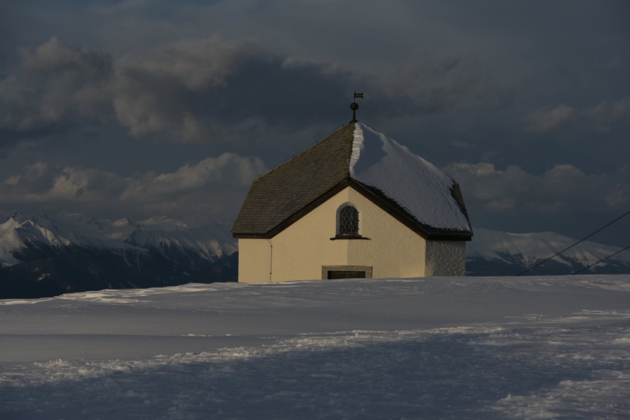 Der Winter Ist Noch Nicht Vorbei Kalt Gipfel Restaurant Cima
