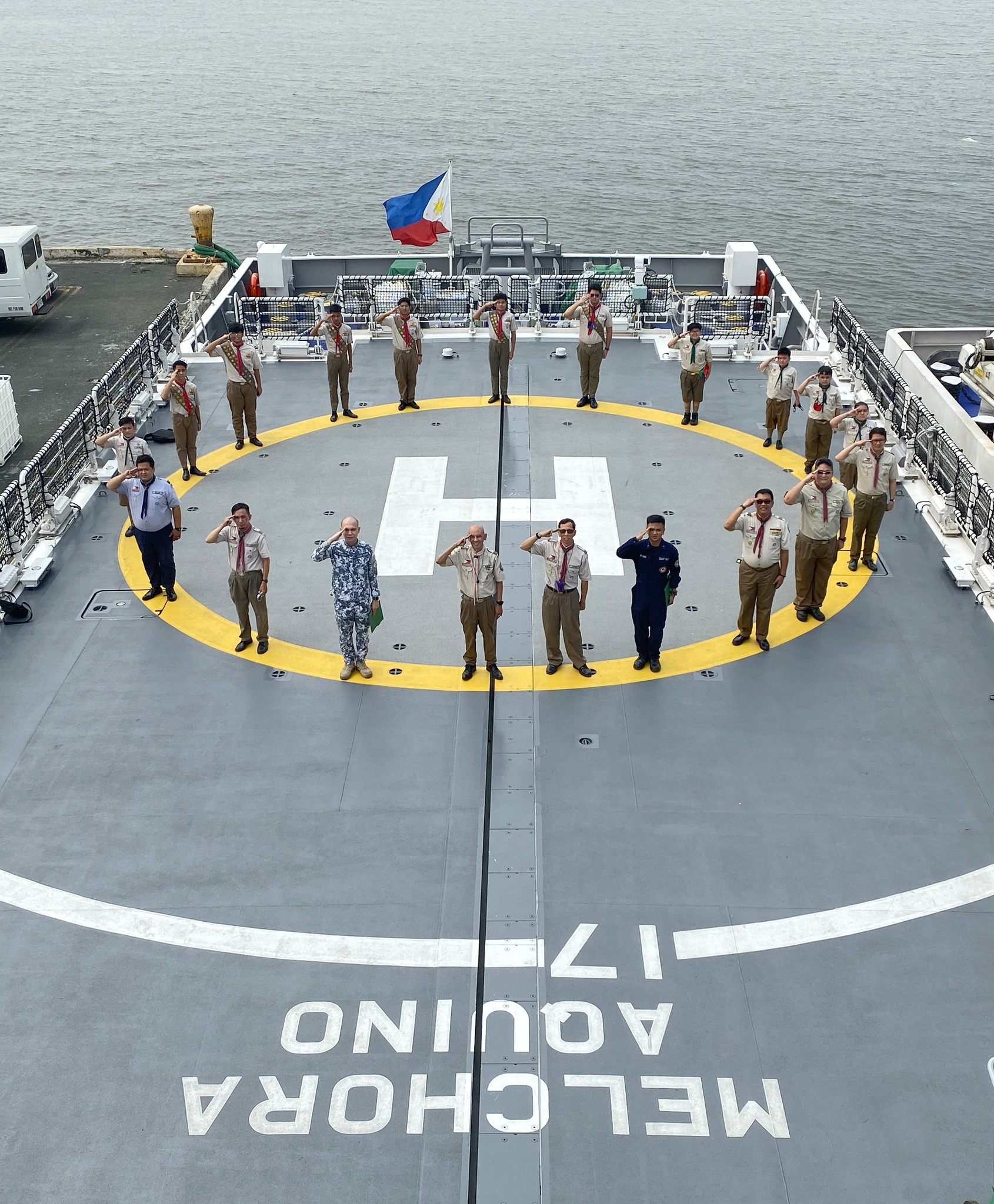 Philippine - Philippine Coast Guard Fleet welcomes Boy Scouts of the ...