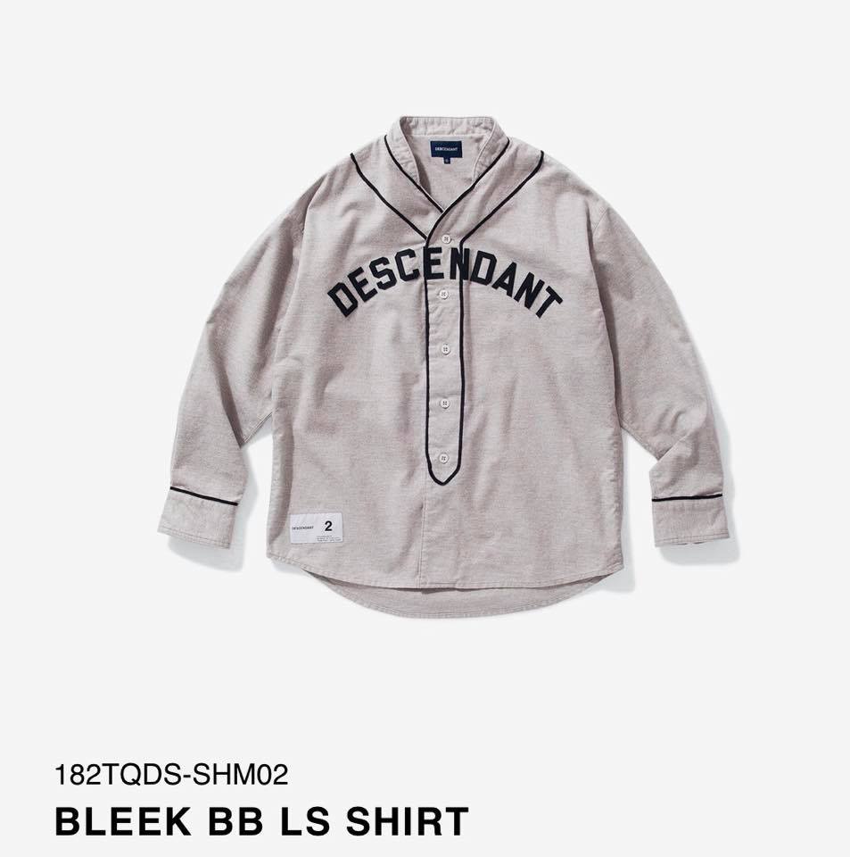 DESCENDANT BLEEK BB LS SHIRT 18AW