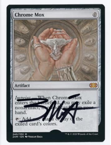 What is the price of a Japanese Foil Chrome Mox from Double Masters?