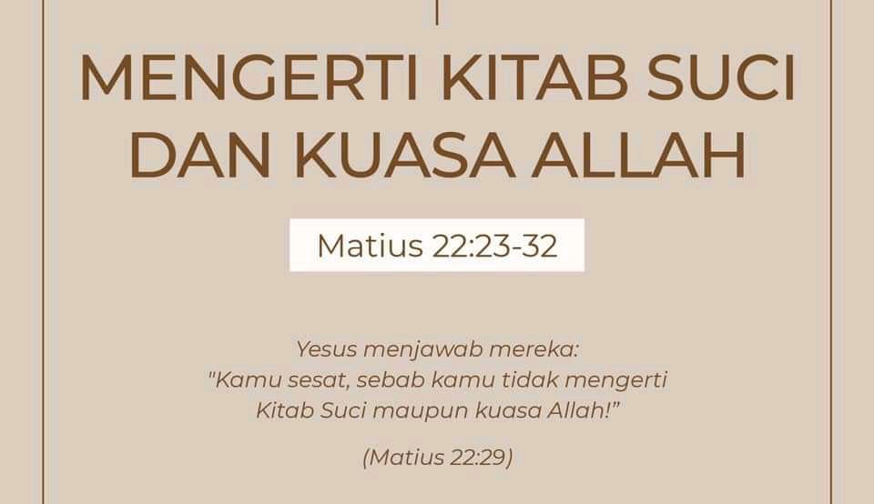 Renungan Harian Firman Allah - RHFA