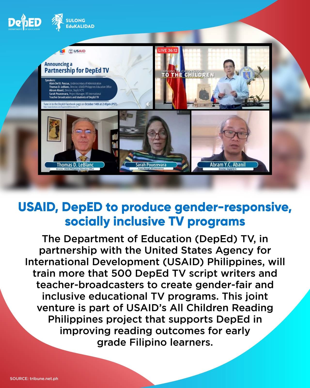 DepEd - TINGNAN: Itinampok ng Kagawaran ng Edukasyon (DepEd) at ng ...