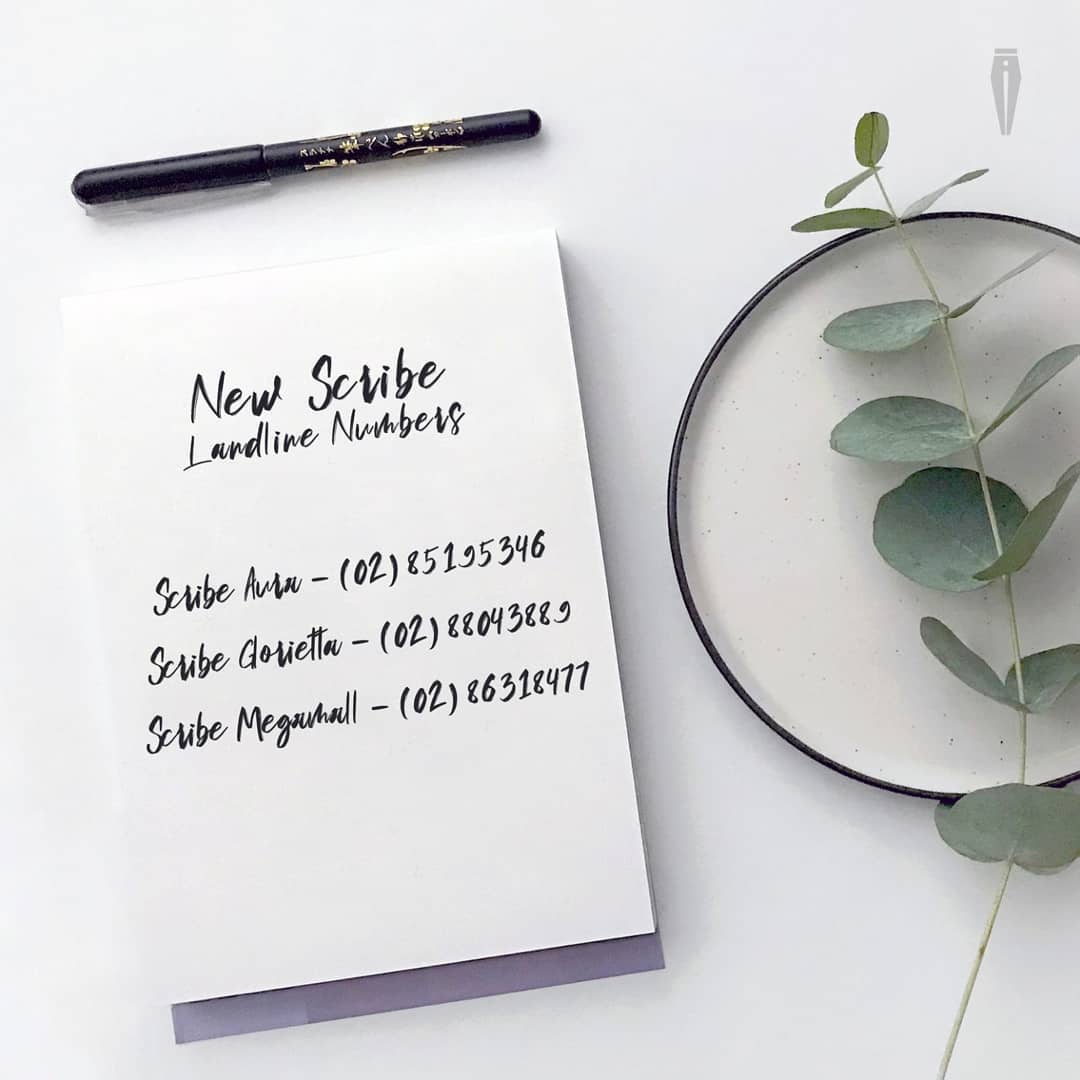 Scribe - Please take note of the new landline numbers of stores ...