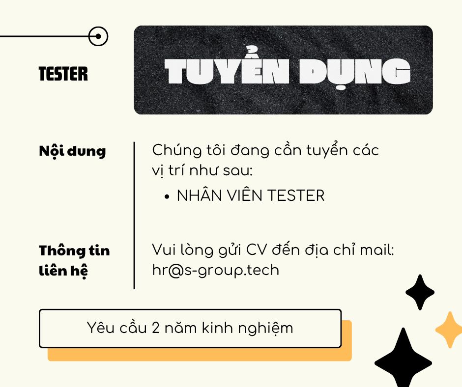 Tester Club - Tuyển dụng Tester | **[HN] TUYỂN DỤNG GAME TESTER ...