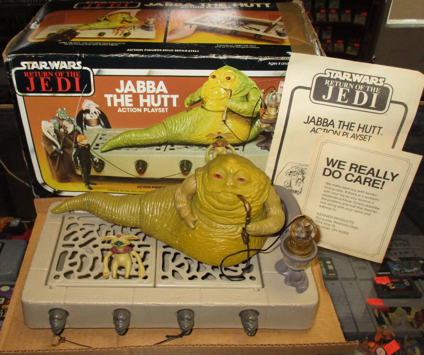 1983 Kenner Dealer Catalog - Star Wars - Jabba the Hutt Playset