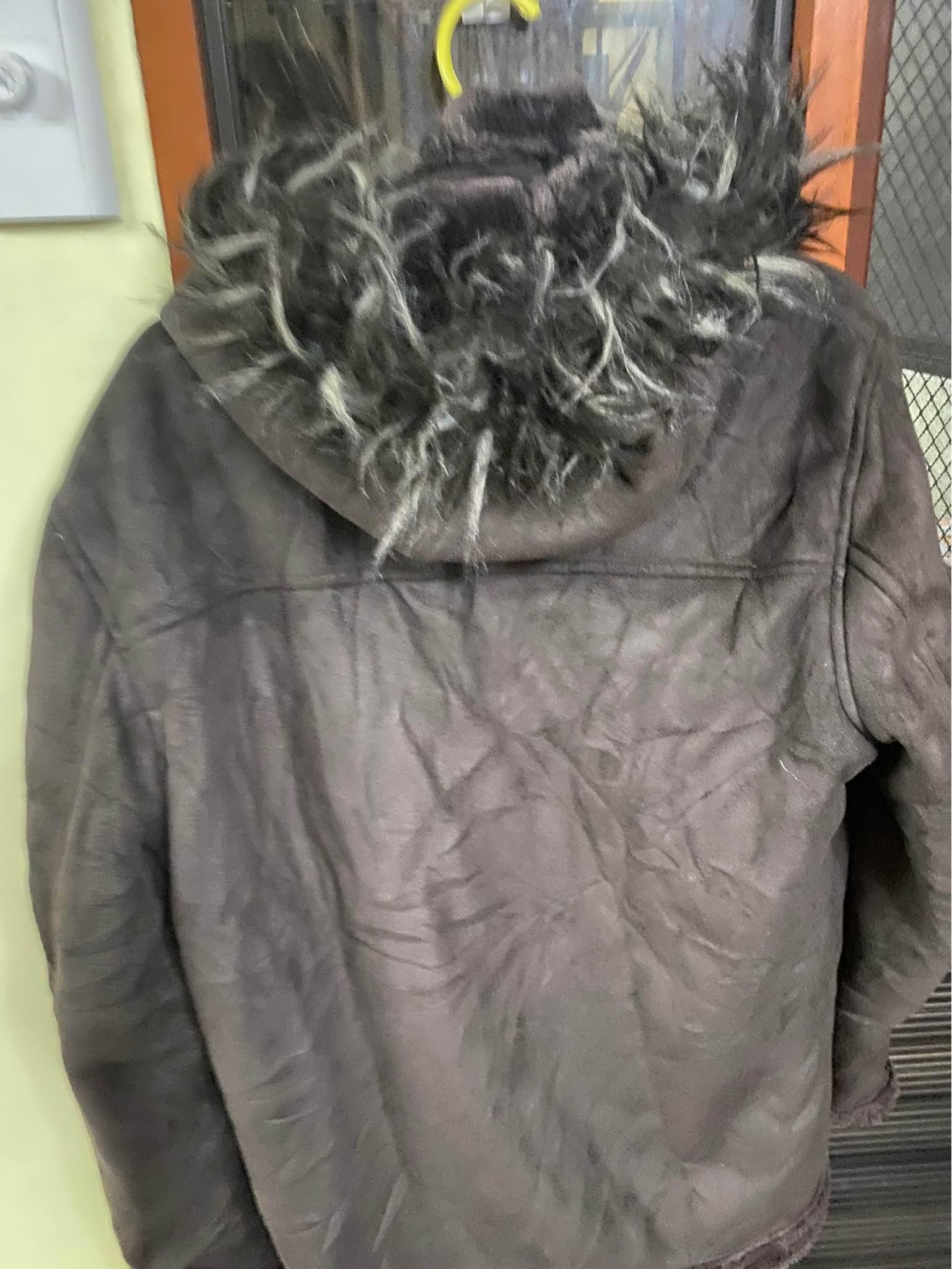Winter jacket,Suede/fur jacket(louis chavlon)medium mens/large 