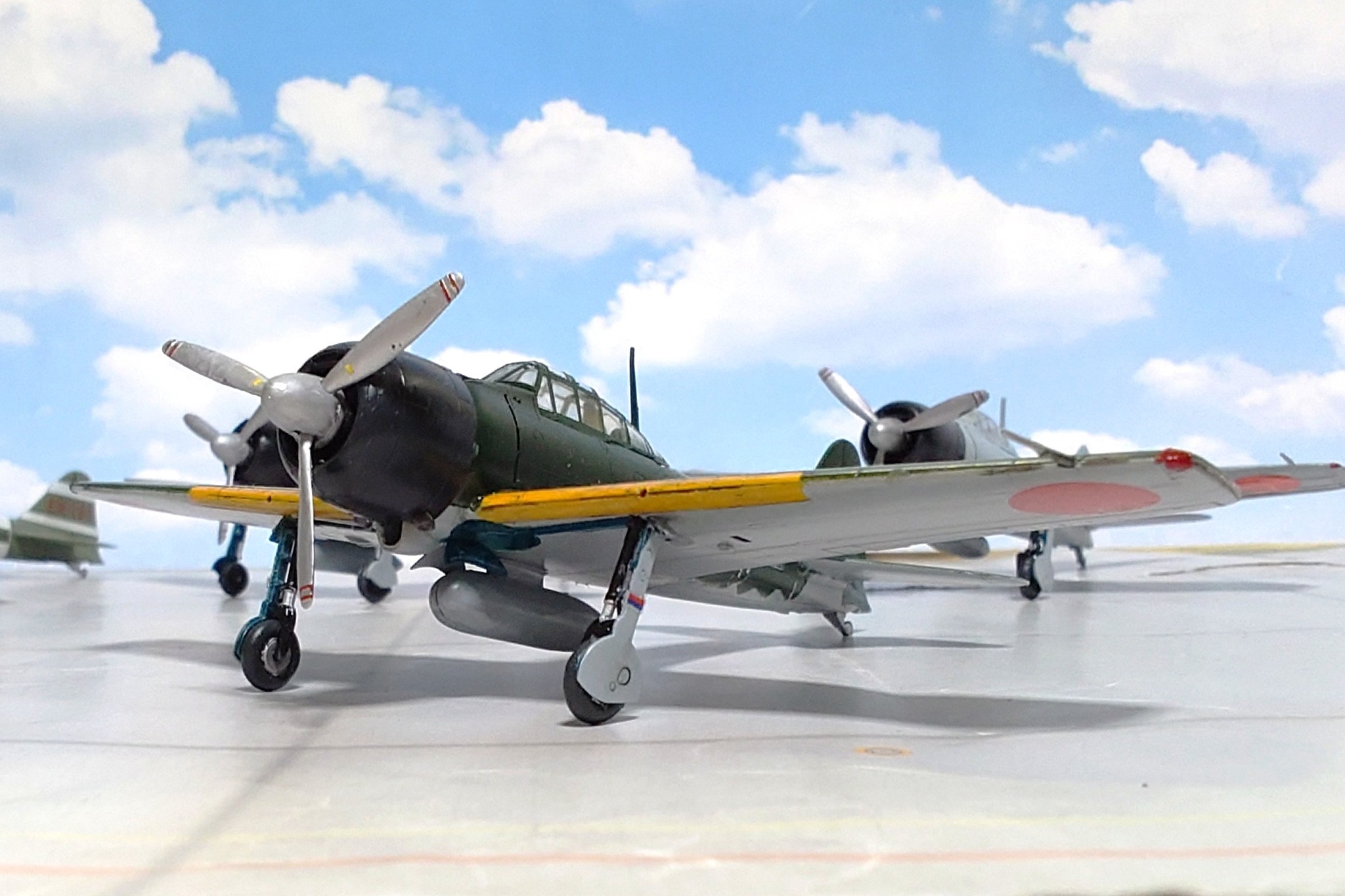 Hasegawa 1/72 Japanese Navy Mitsubishi A6M3 Type Zero model