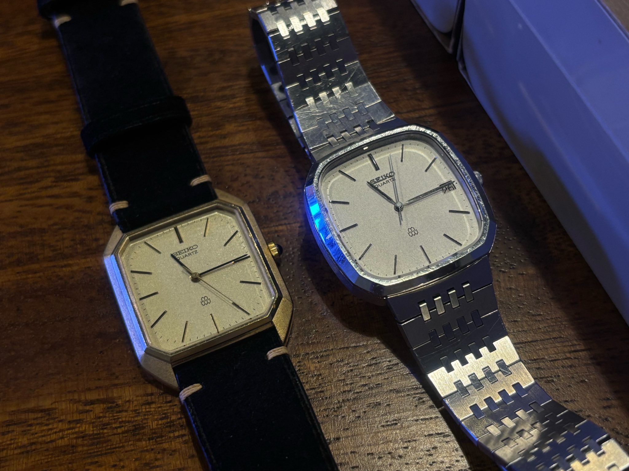 稼働品 セイコー ヴィンテージ スクエア メンズ 腕時計 9642-5000 Seiko and Citizen vintage watches for sale