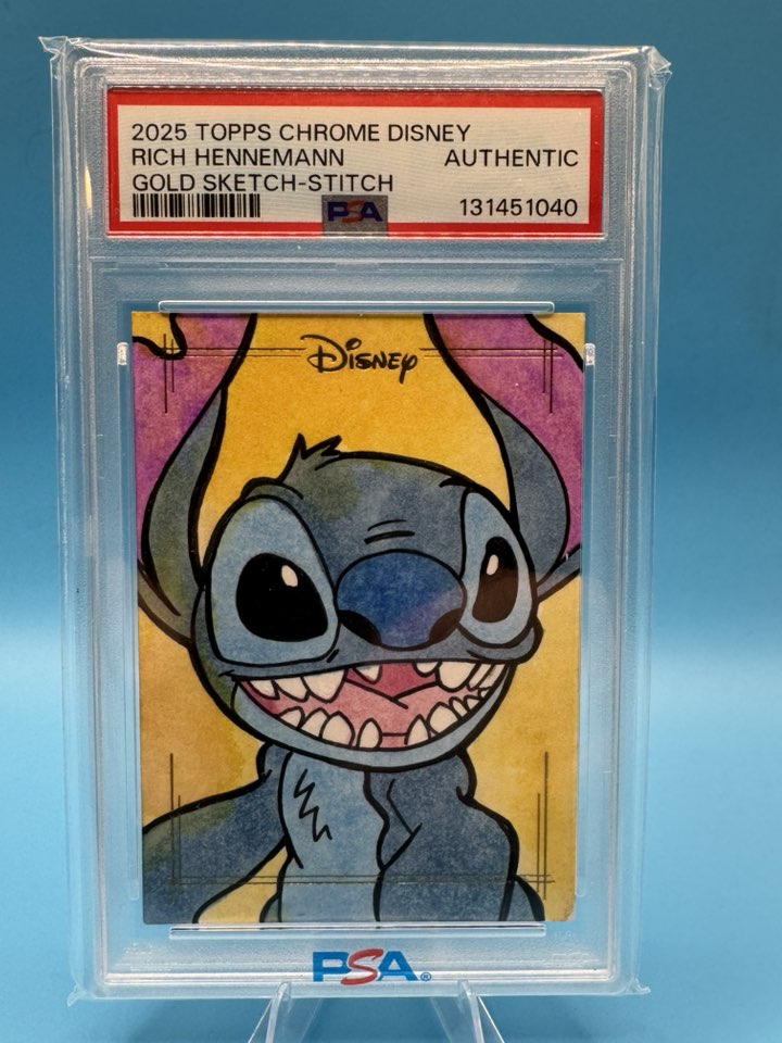 2023 Topps Chrome Disney 100 Stitch PSA 10 Trio for Sale