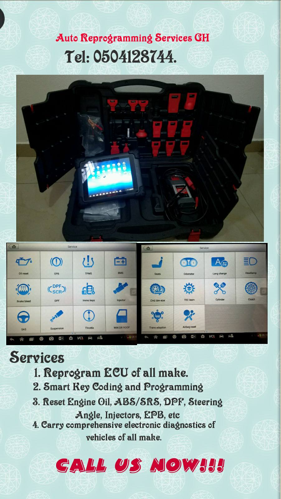 Auto Reprogramming Services GH | Accra