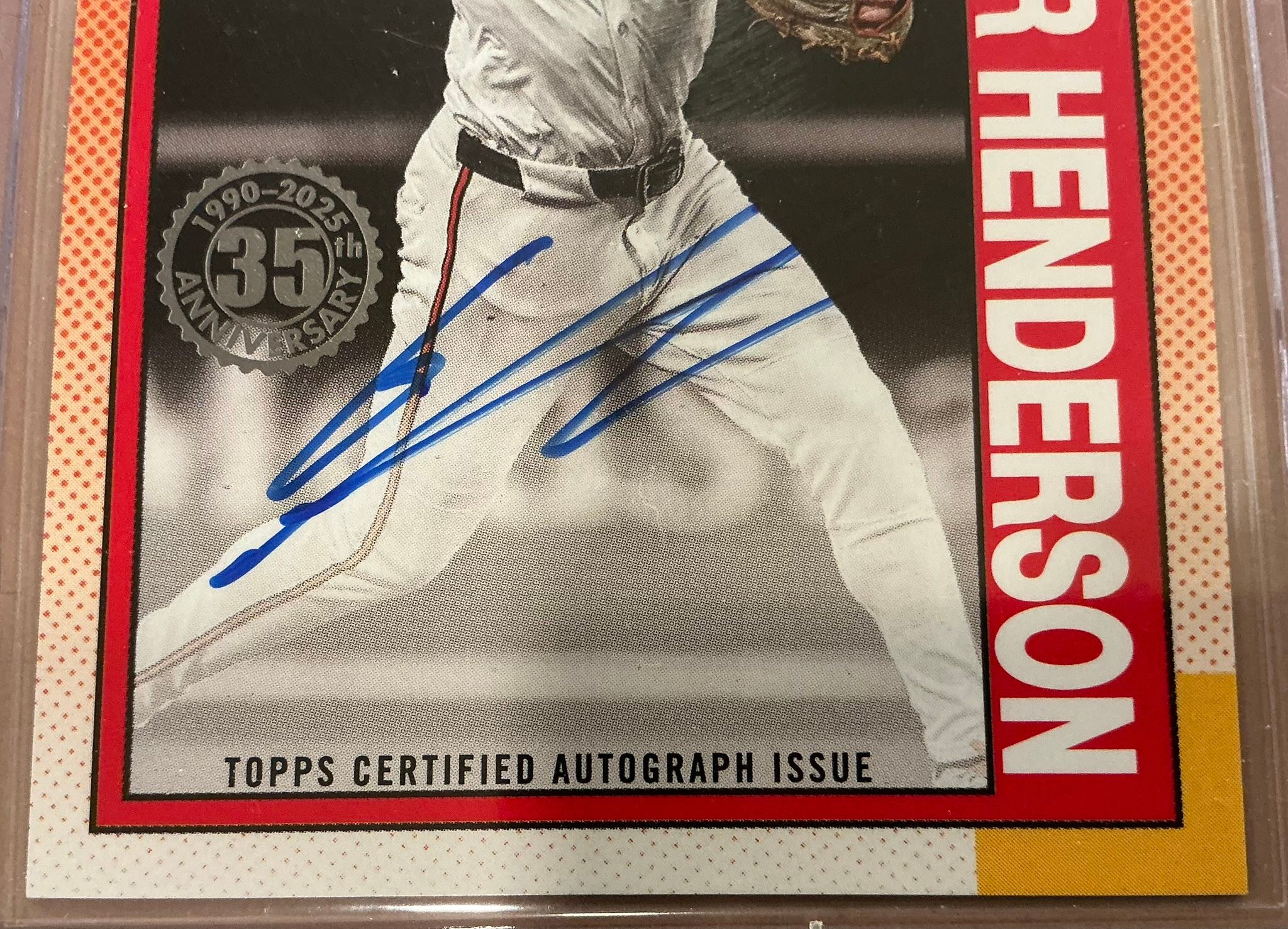 Gunner Henderson 2025 Topps Series 2 autograph card for sale