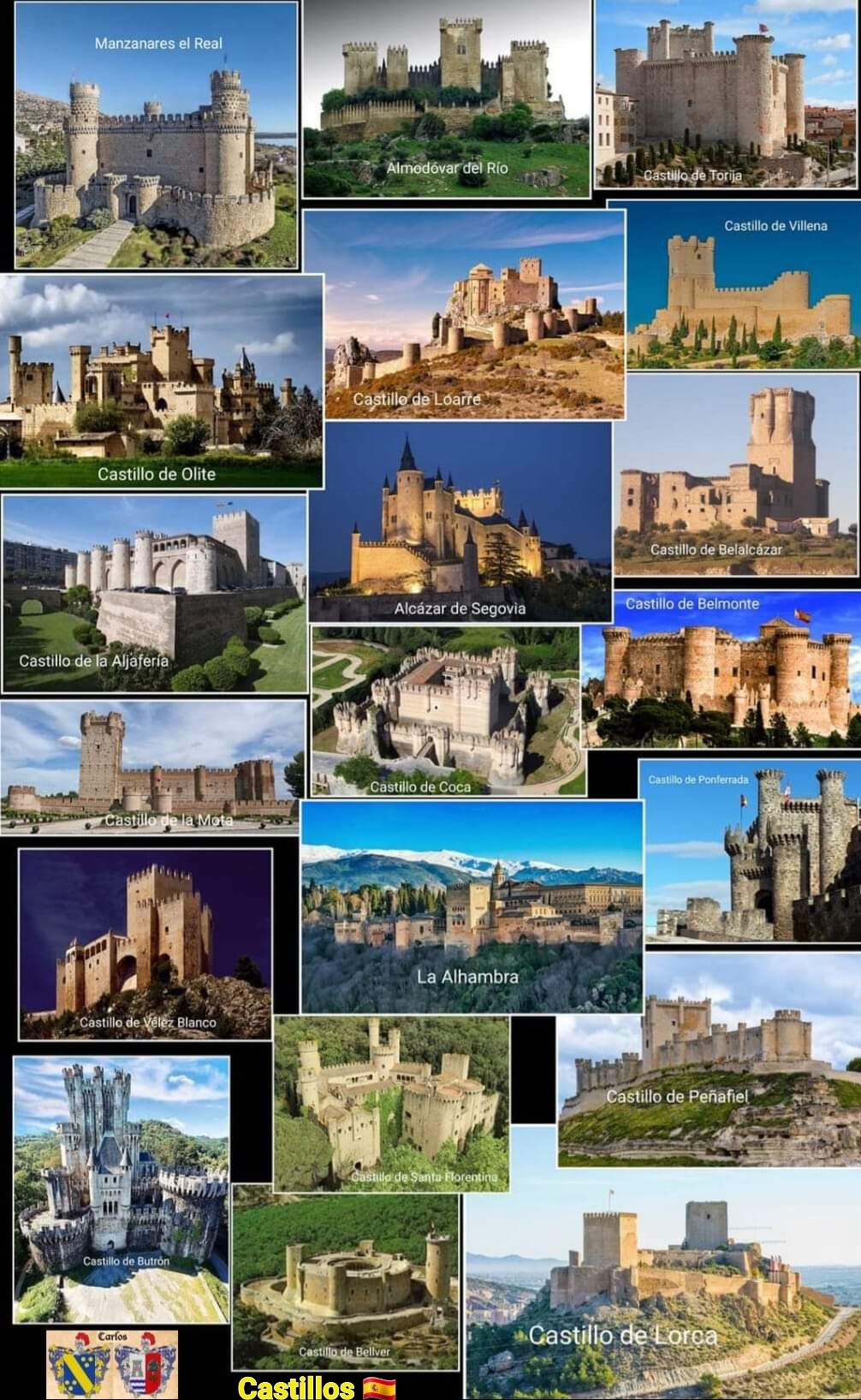 Catálogo Castillos del mundo | Castillos de España 🏰🇪🇦 | Facebook