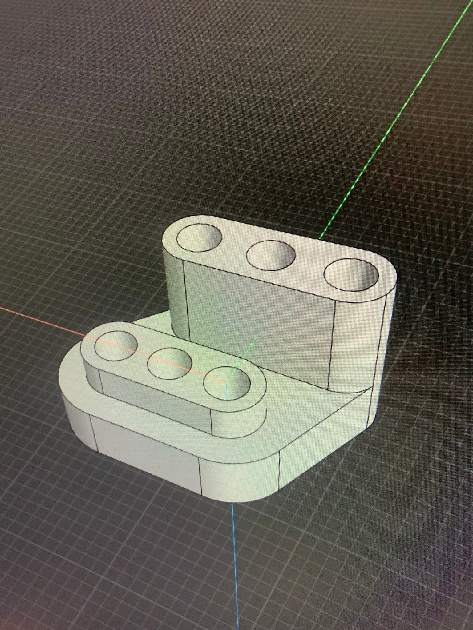 Custom 3D printed shock mount for GX470