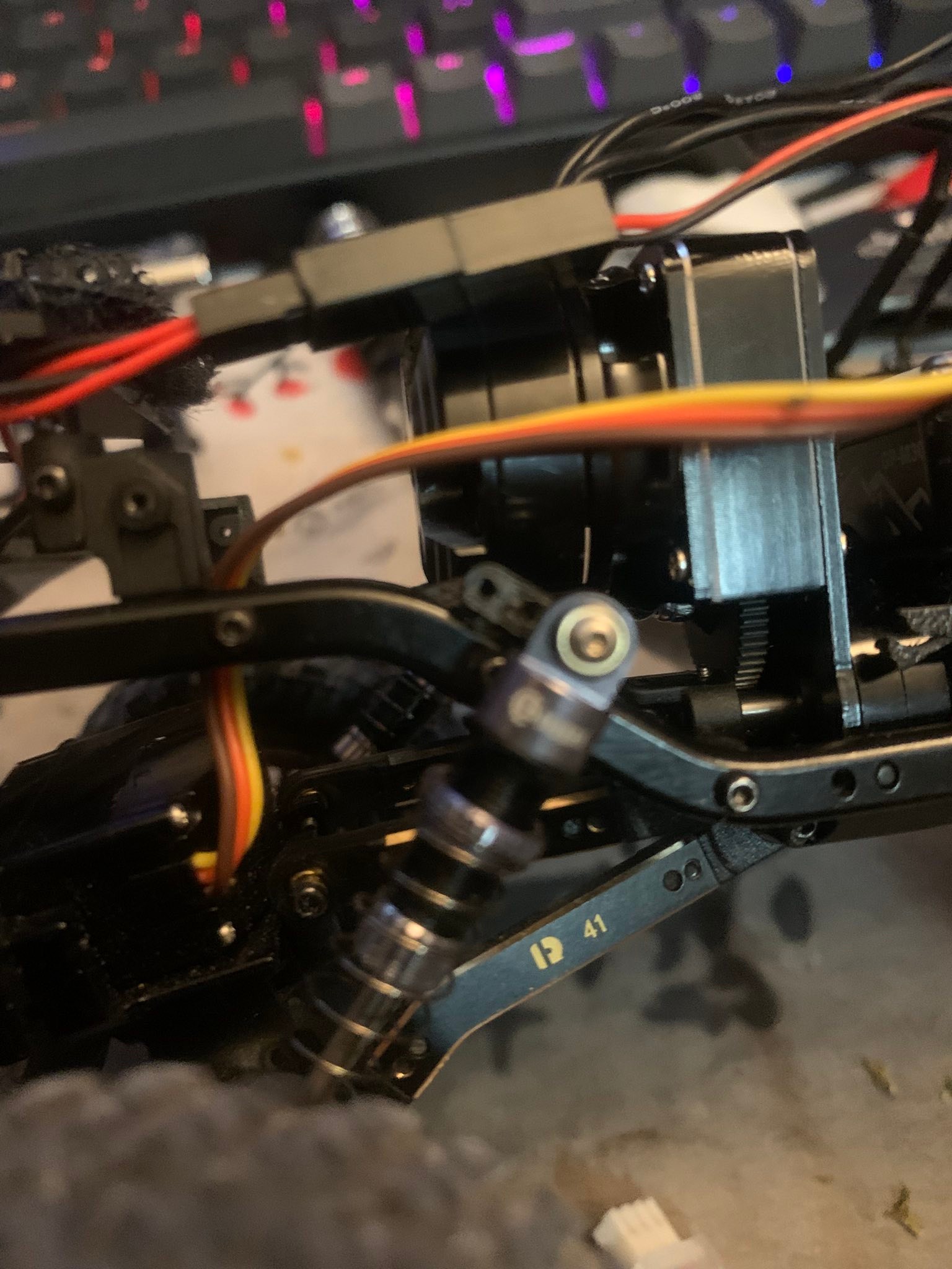 Custom 3D printed shock mount for GX470