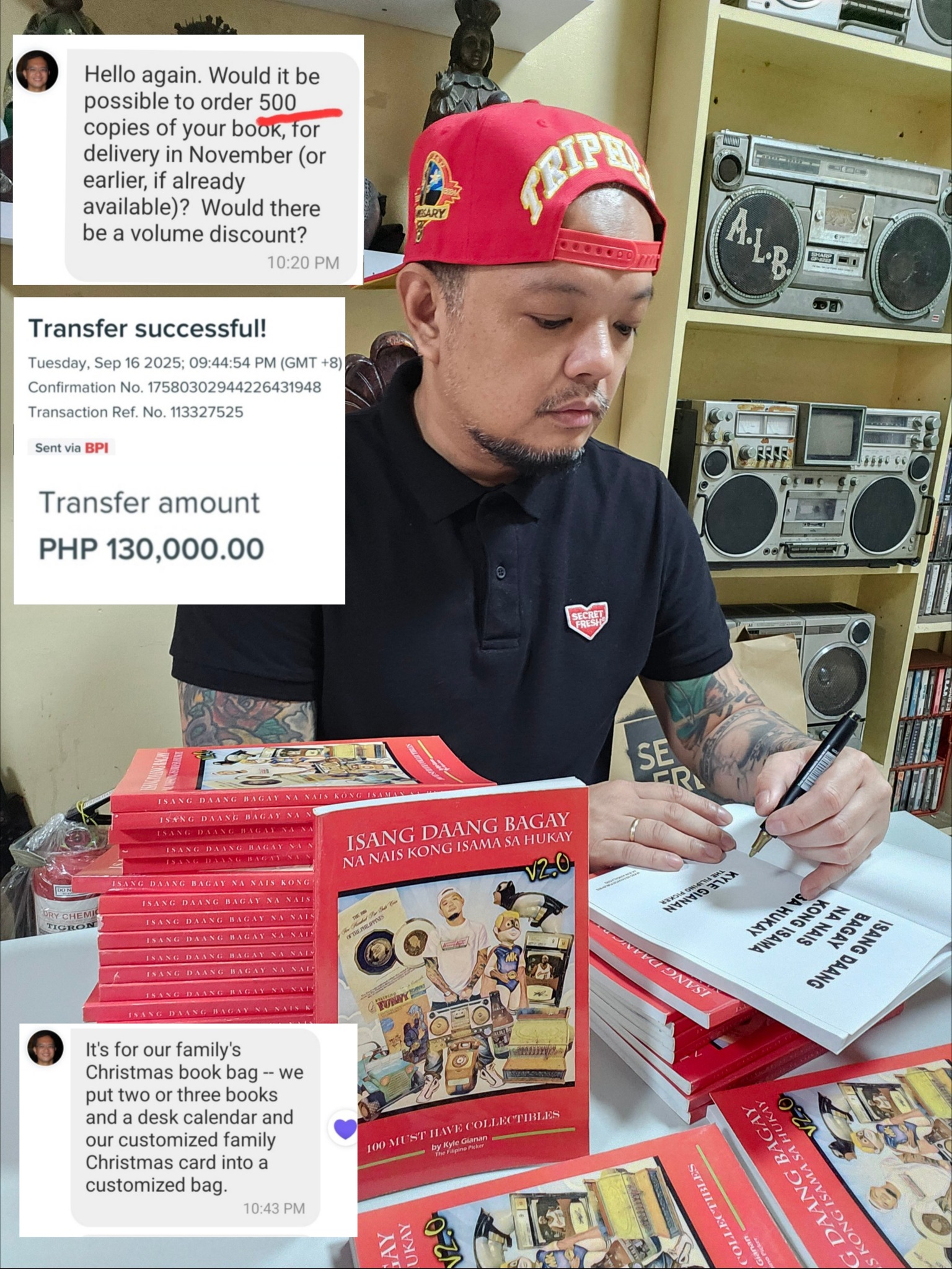 Mark Anthony Kyle - 500 books SOLD 💯 ️ Pag may produkto ka, wag na wag ...