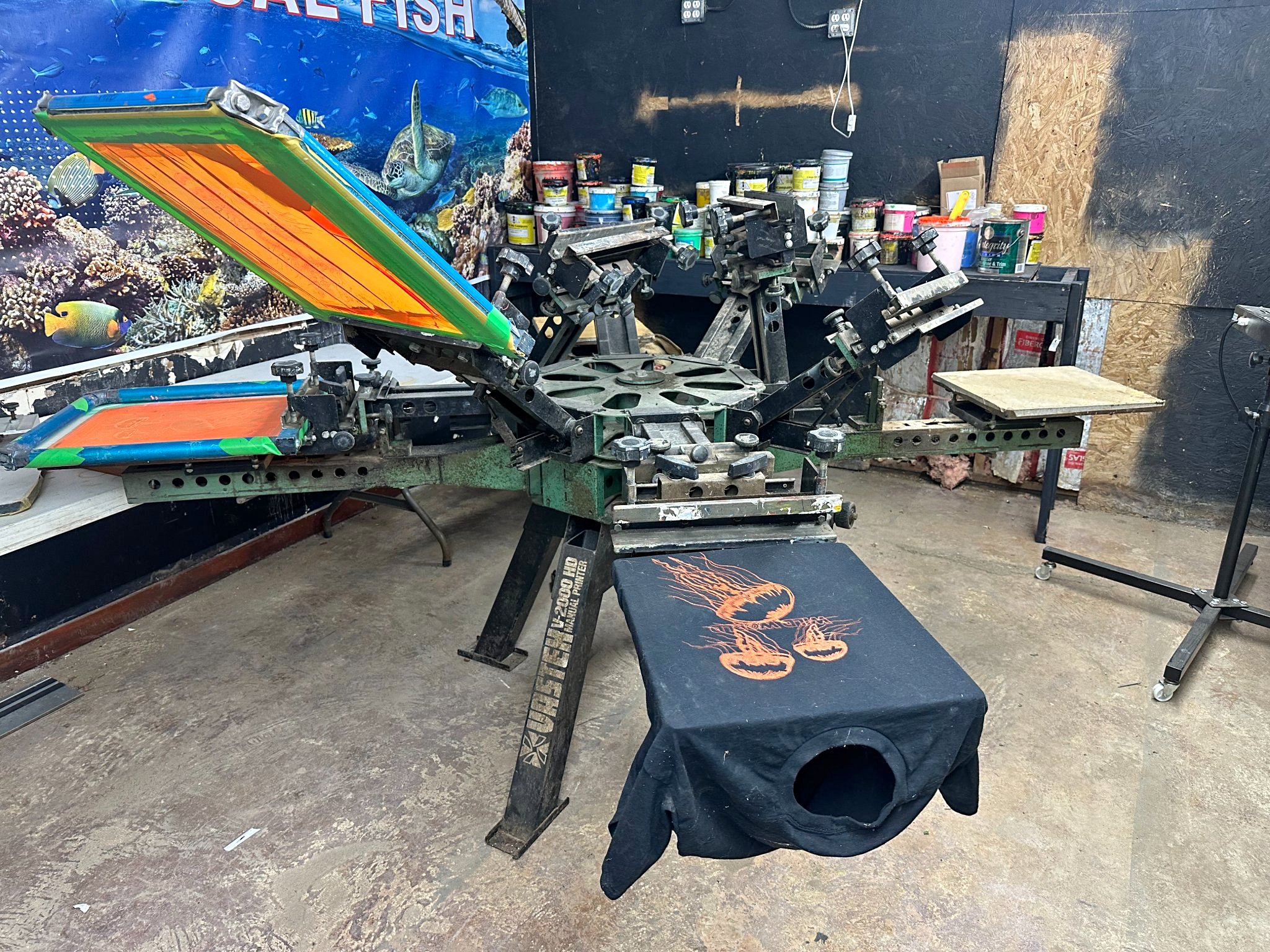 commercial vasteh v-2000 hd screen printing machine - Printmaking ...