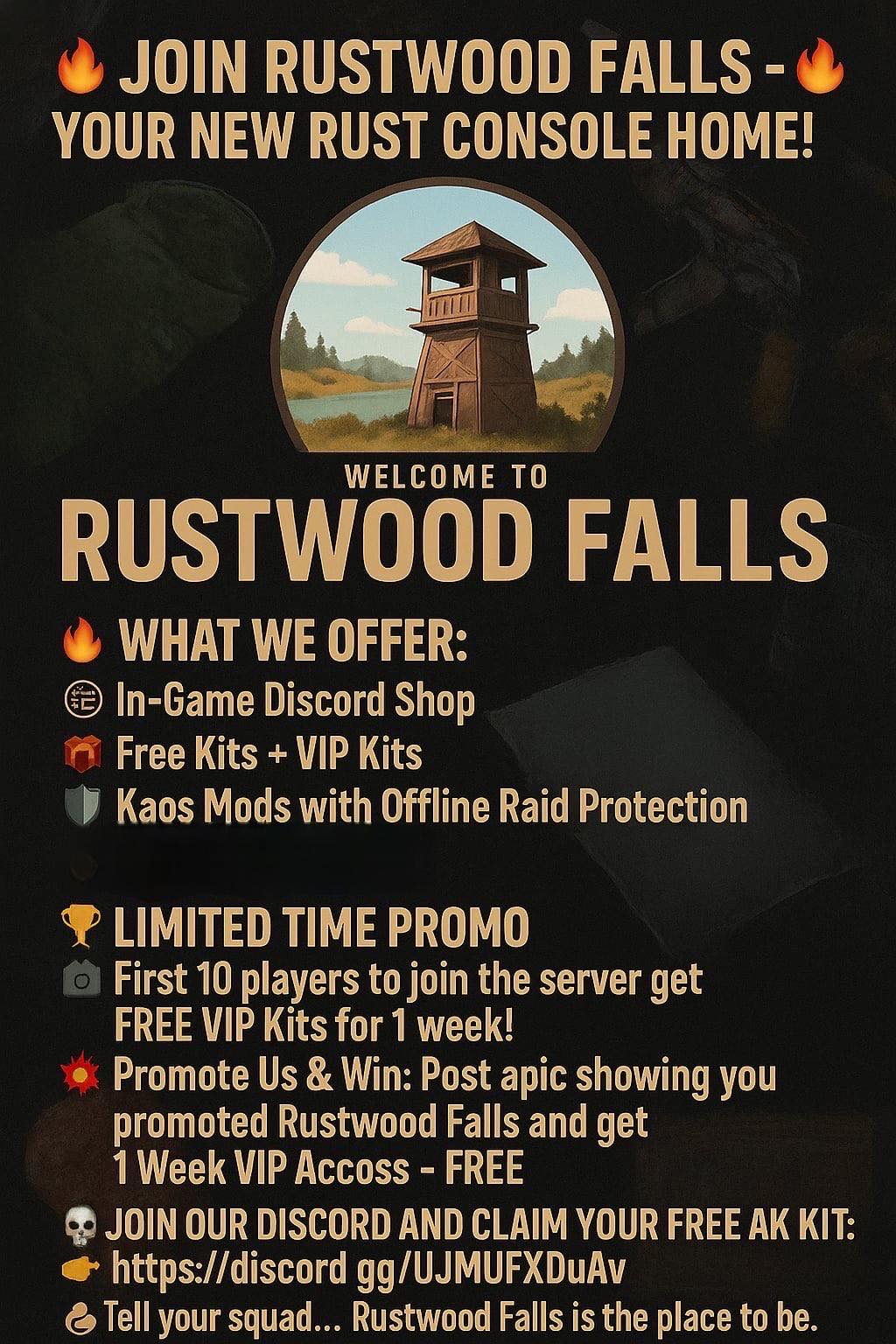 Rust Game Community + Servers (Xbox, Playstation, PC) | 🔥 𝐓𝐇𝐄𝐑𝐔𝐒𝐓𝐋𝐈𝐅𝐄 ...