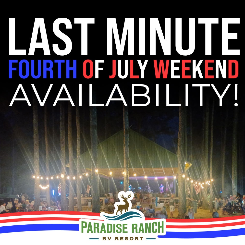 We have a handful of... - Paradise Ranch RV Resort