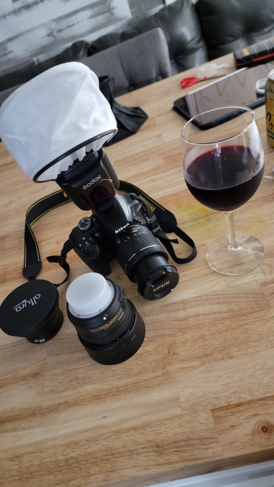 I have a Nikon D-60 and these lens - The Nikon DX SWM VR ED HRI