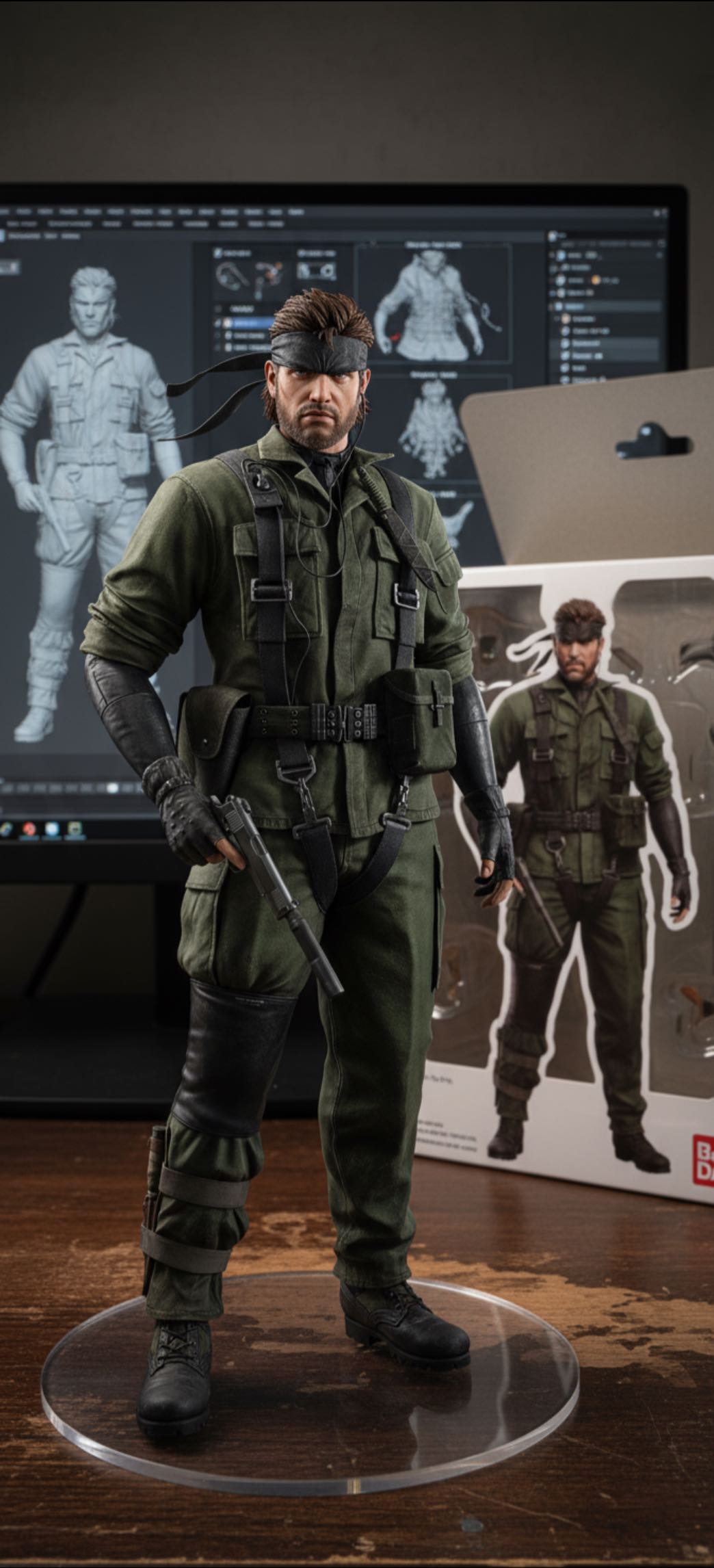 AI 1/6 MGS delta naked snake figure B