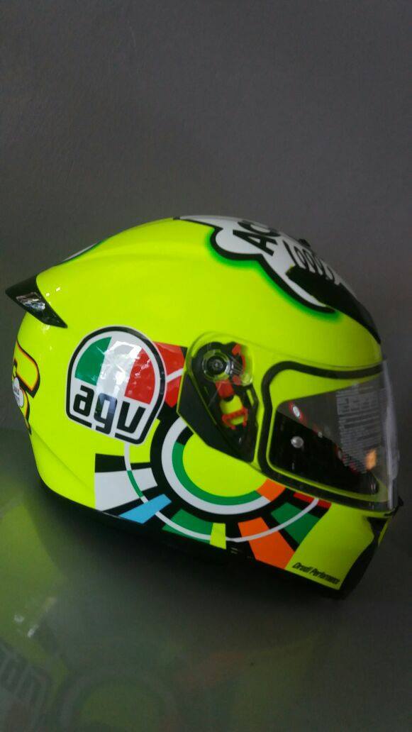 agv k3 misano 2012 - K-3 SV Rossi Helmet AGV K3 SV Winter Test